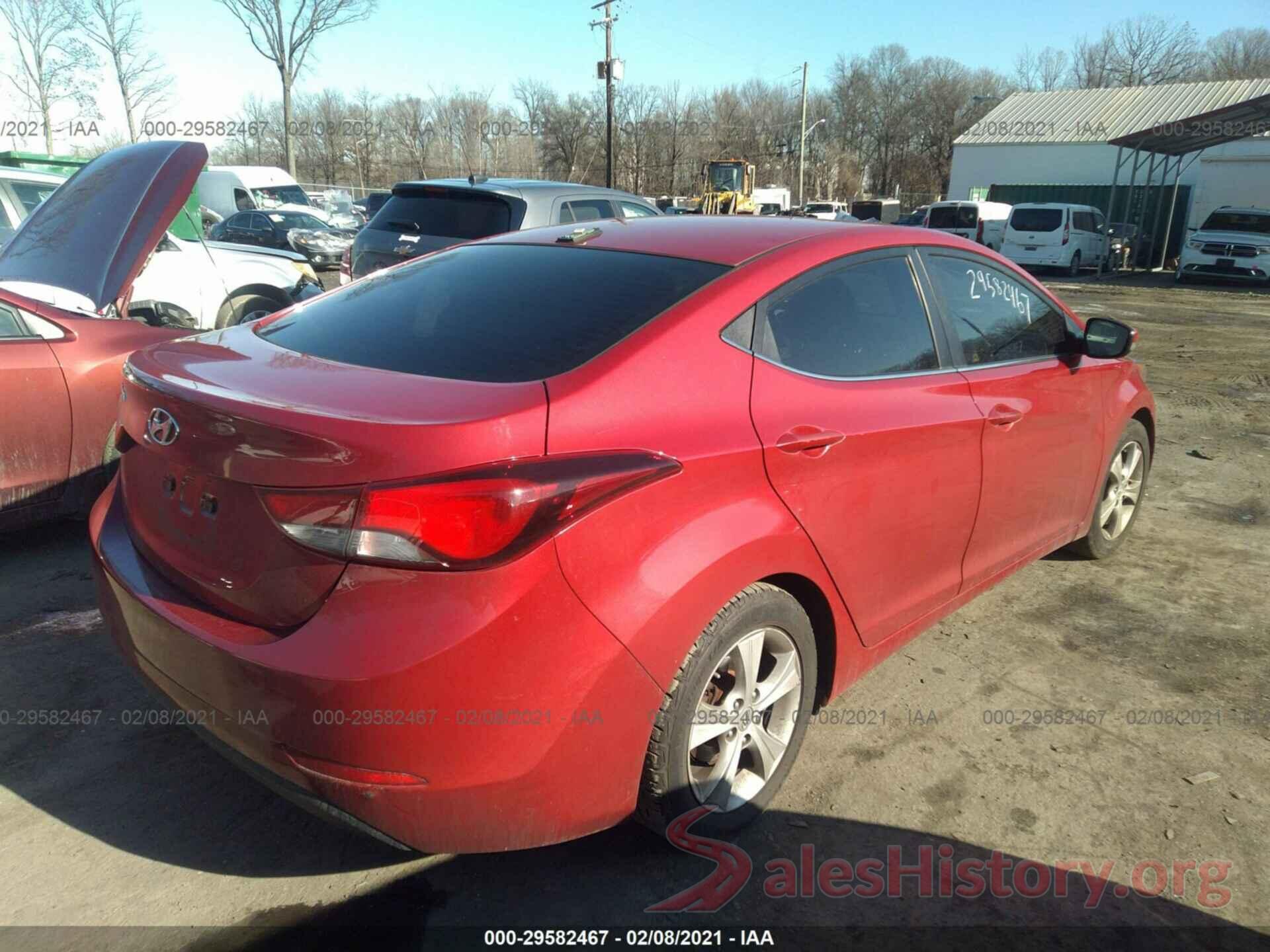 KMHDH4AE3GU555003 2016 HYUNDAI ELANTRA