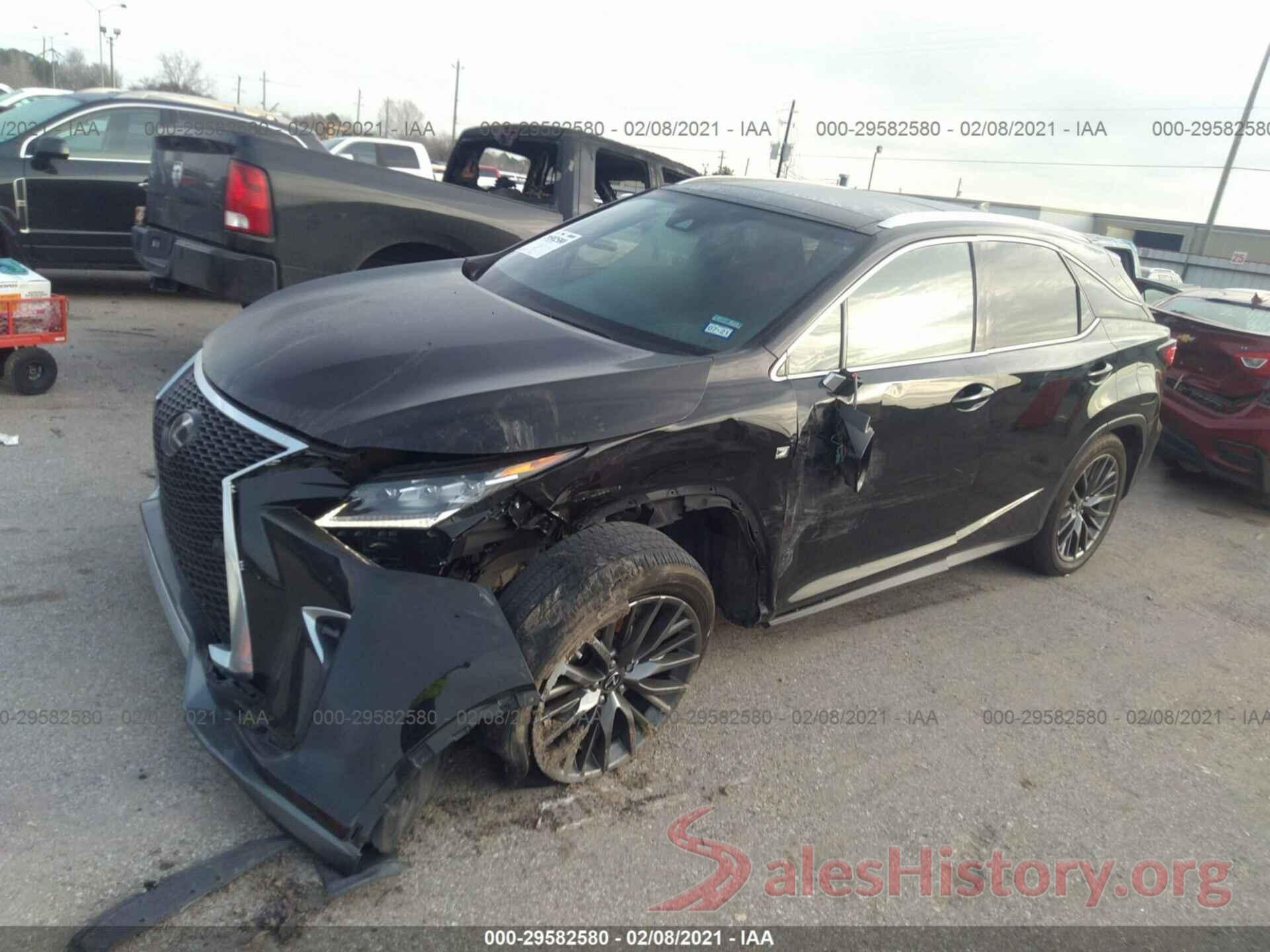 2T2BZMCAXJC160304 2018 LEXUS RX