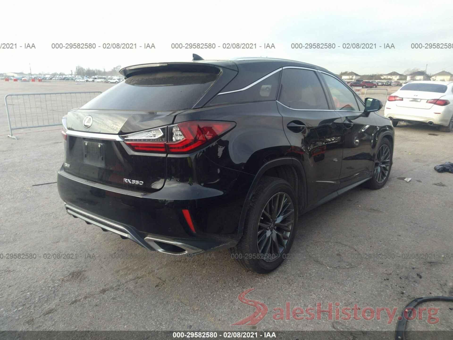 2T2BZMCAXJC160304 2018 LEXUS RX