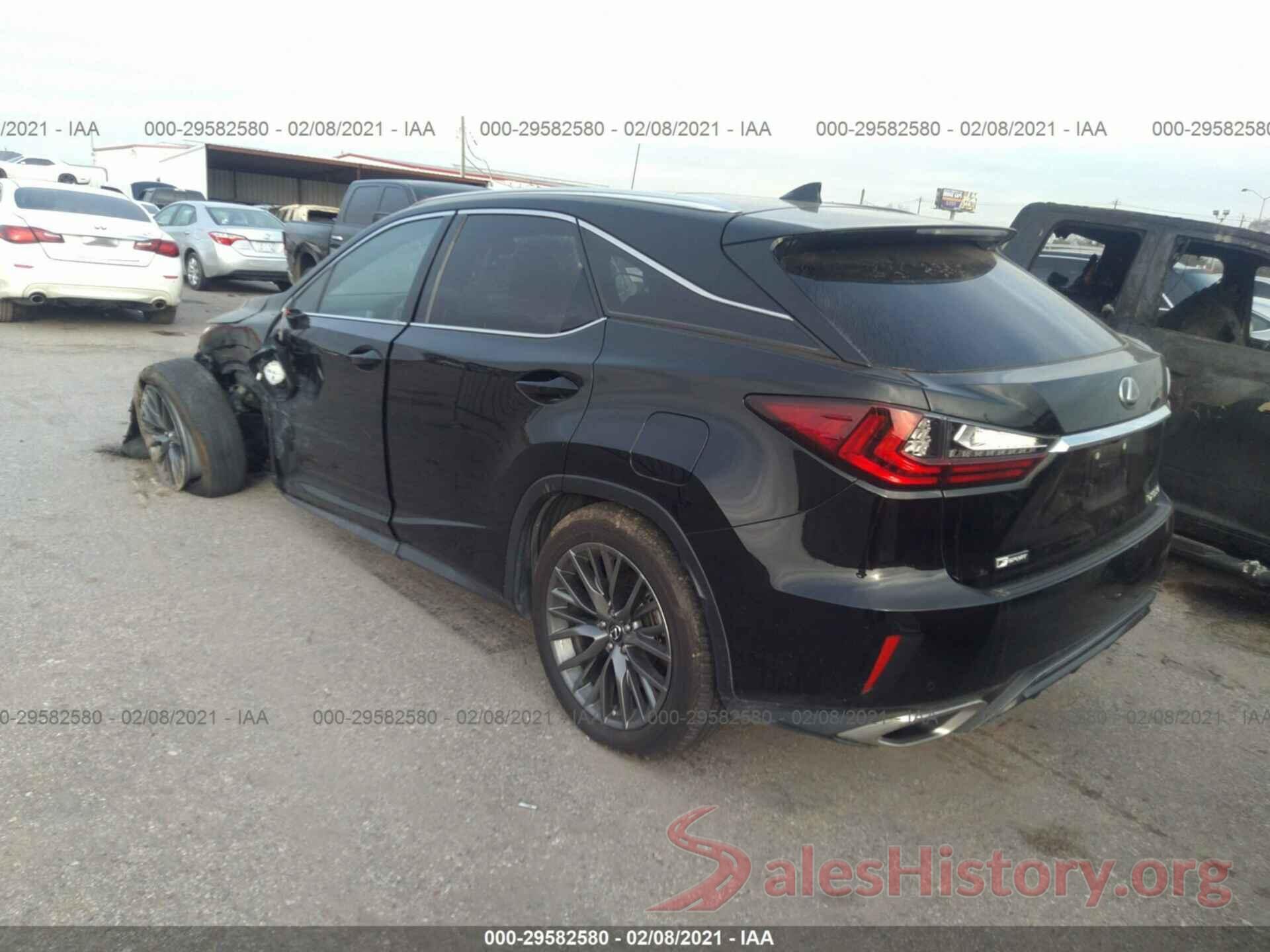 2T2BZMCAXJC160304 2018 LEXUS RX