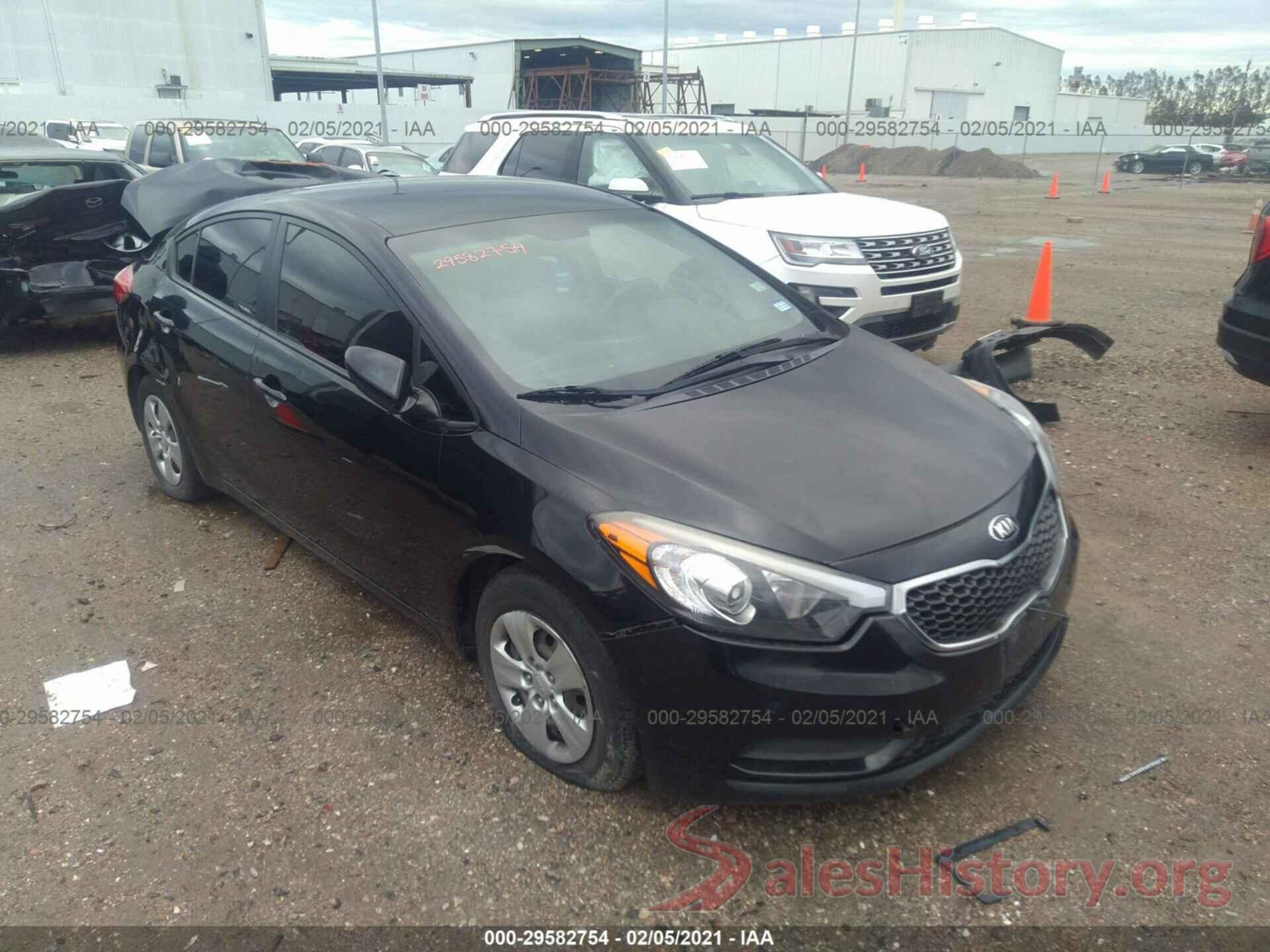 KNAFK4A62G5491809 2016 KIA FORTE