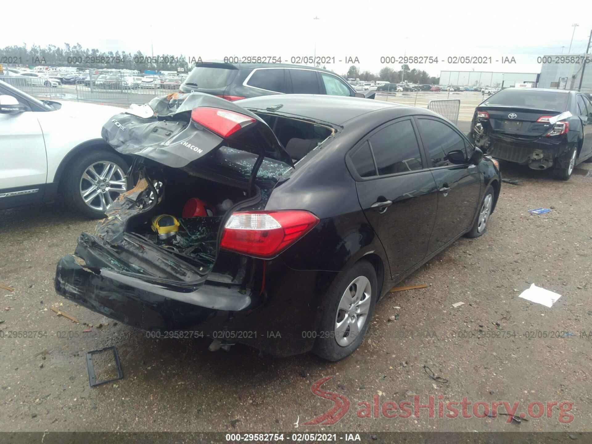 KNAFK4A62G5491809 2016 KIA FORTE