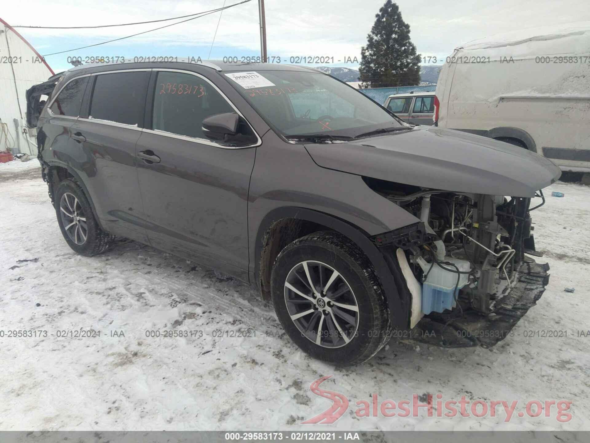 5TDJZRFH4JS874832 2018 TOYOTA HIGHLANDER