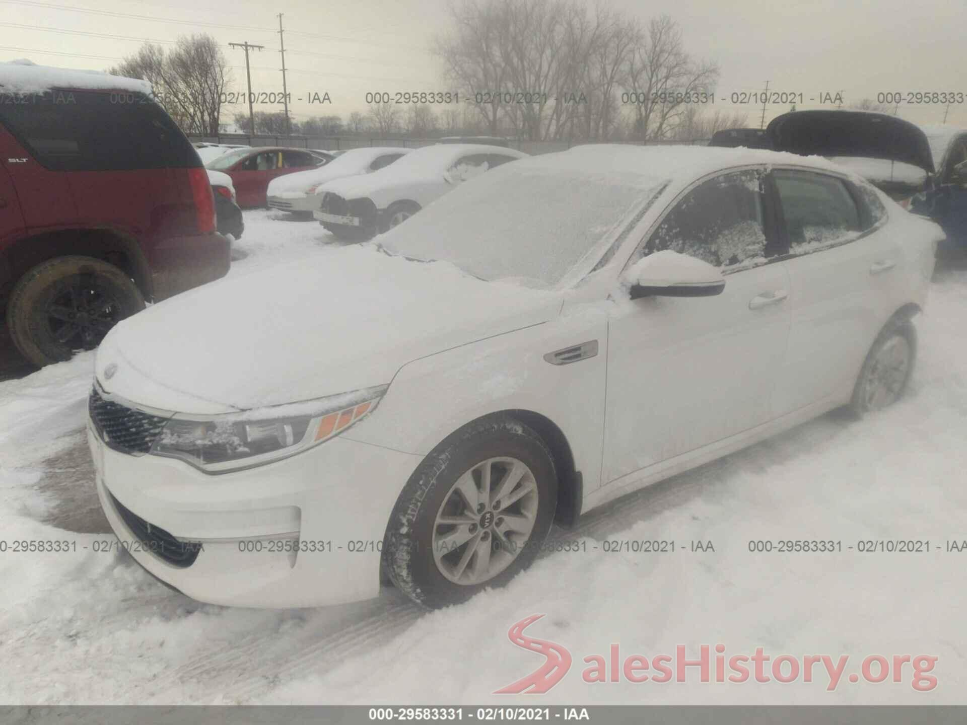 KNAGT4L33G5093755 2016 KIA OPTIMA