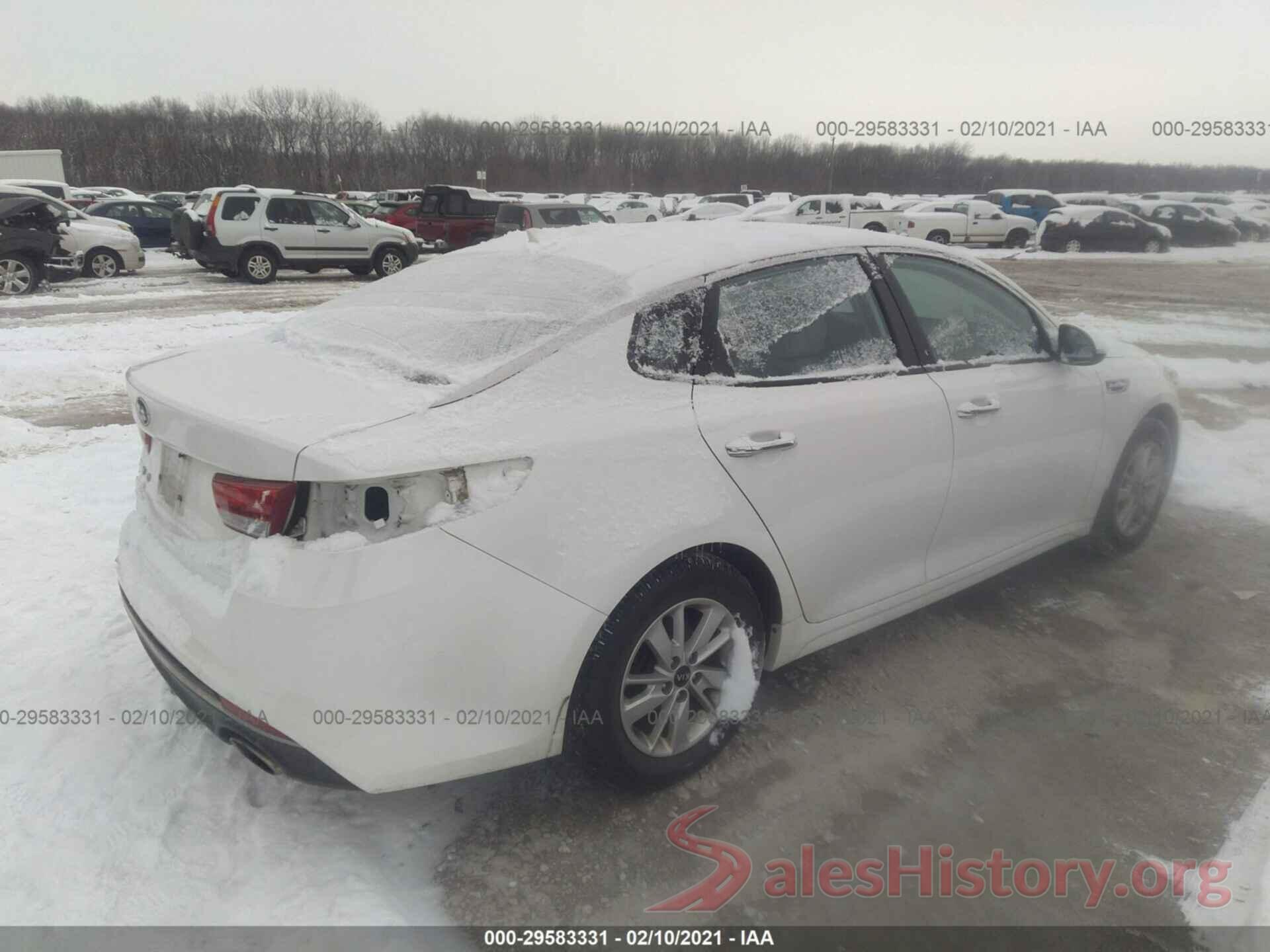 KNAGT4L33G5093755 2016 KIA OPTIMA