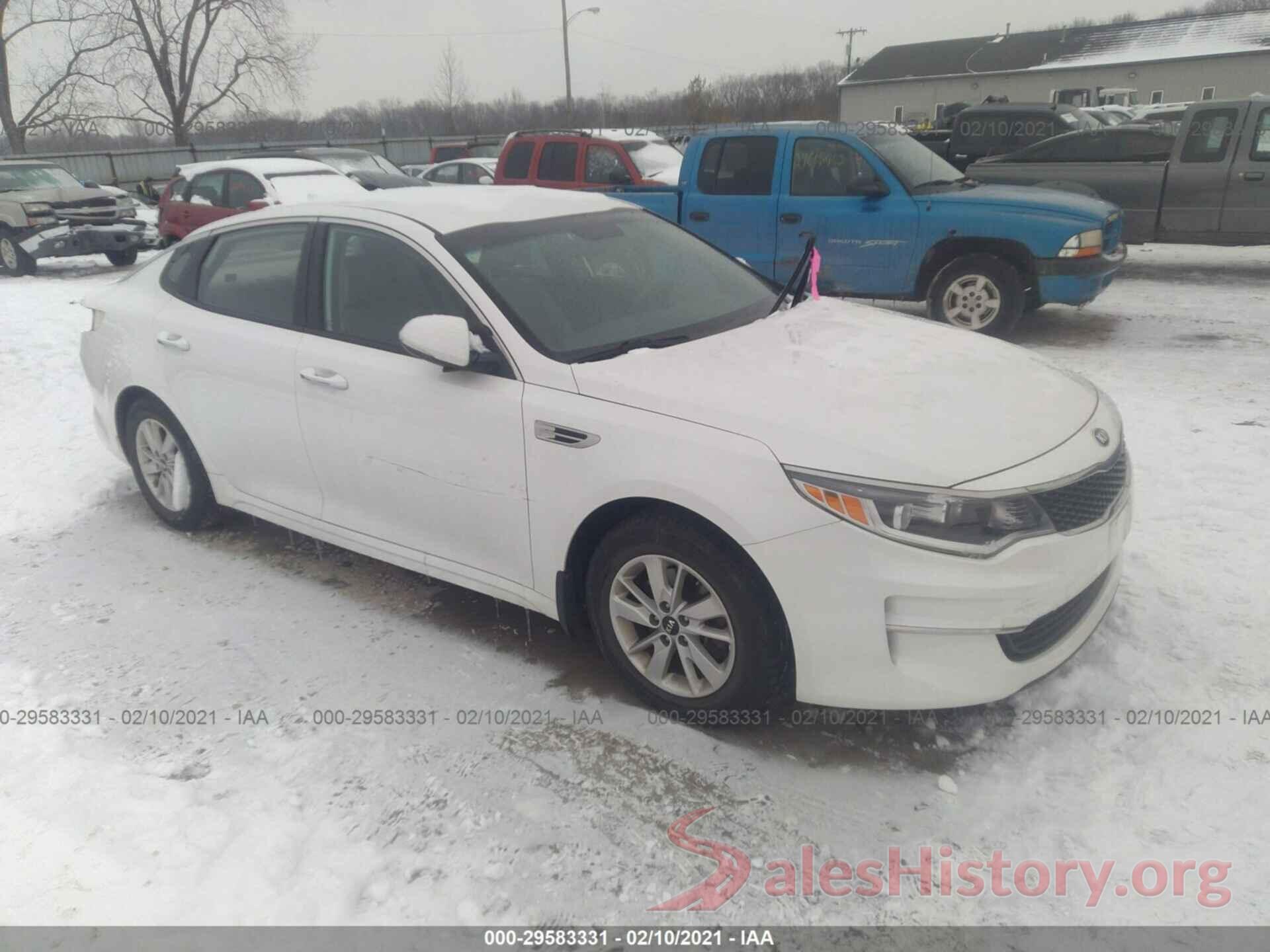 KNAGT4L33G5093755 2016 KIA OPTIMA