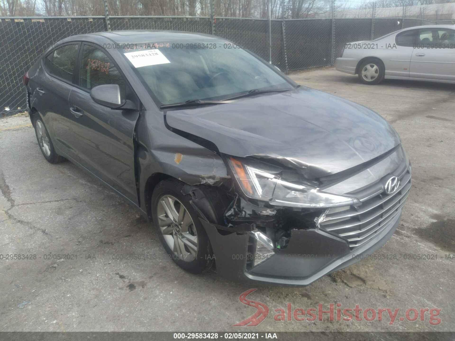 5NPD84LF5KH410607 2019 HYUNDAI ELANTRA