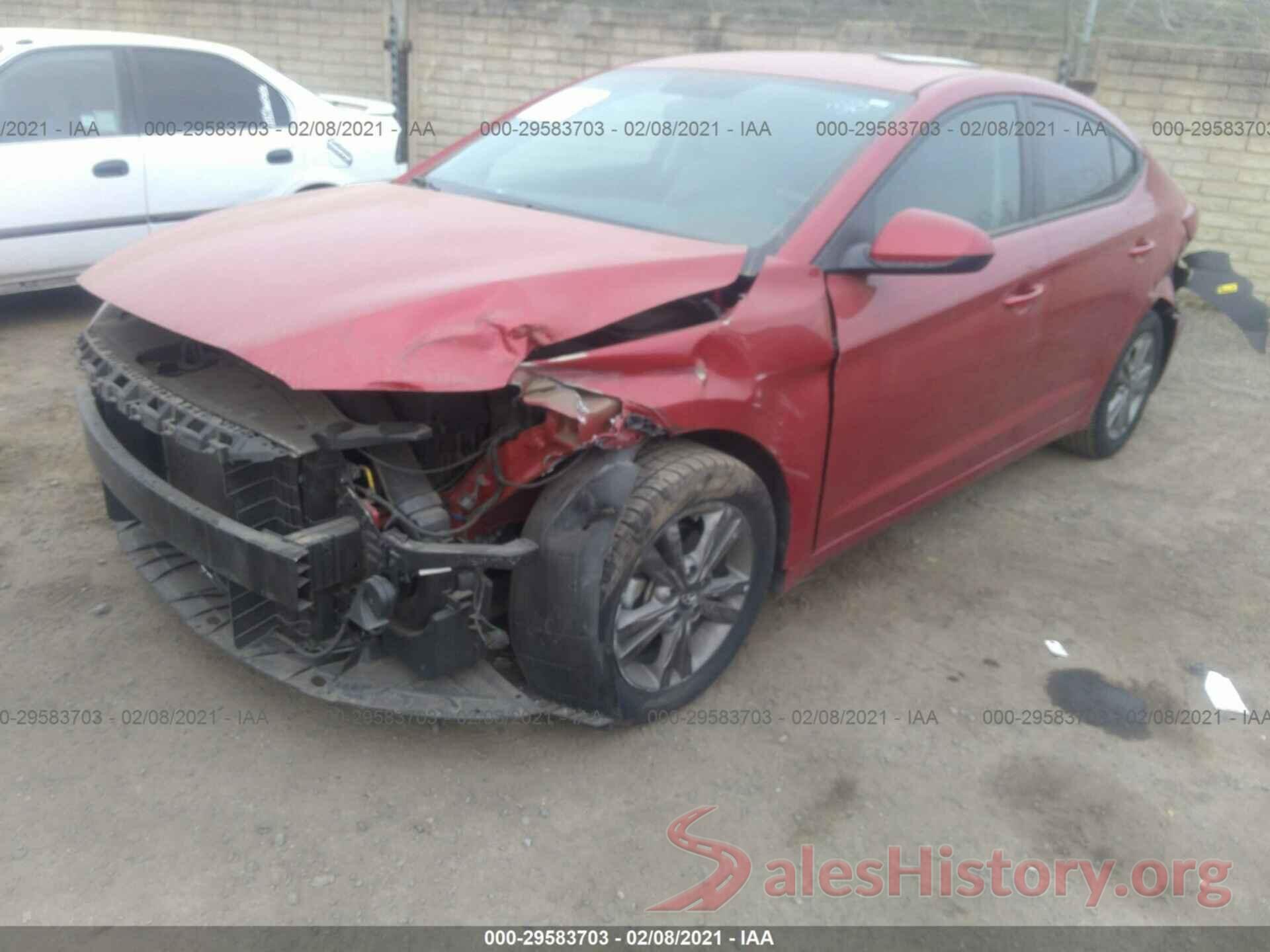 5NPD84LF9JH257910 2018 HYUNDAI ELANTRA