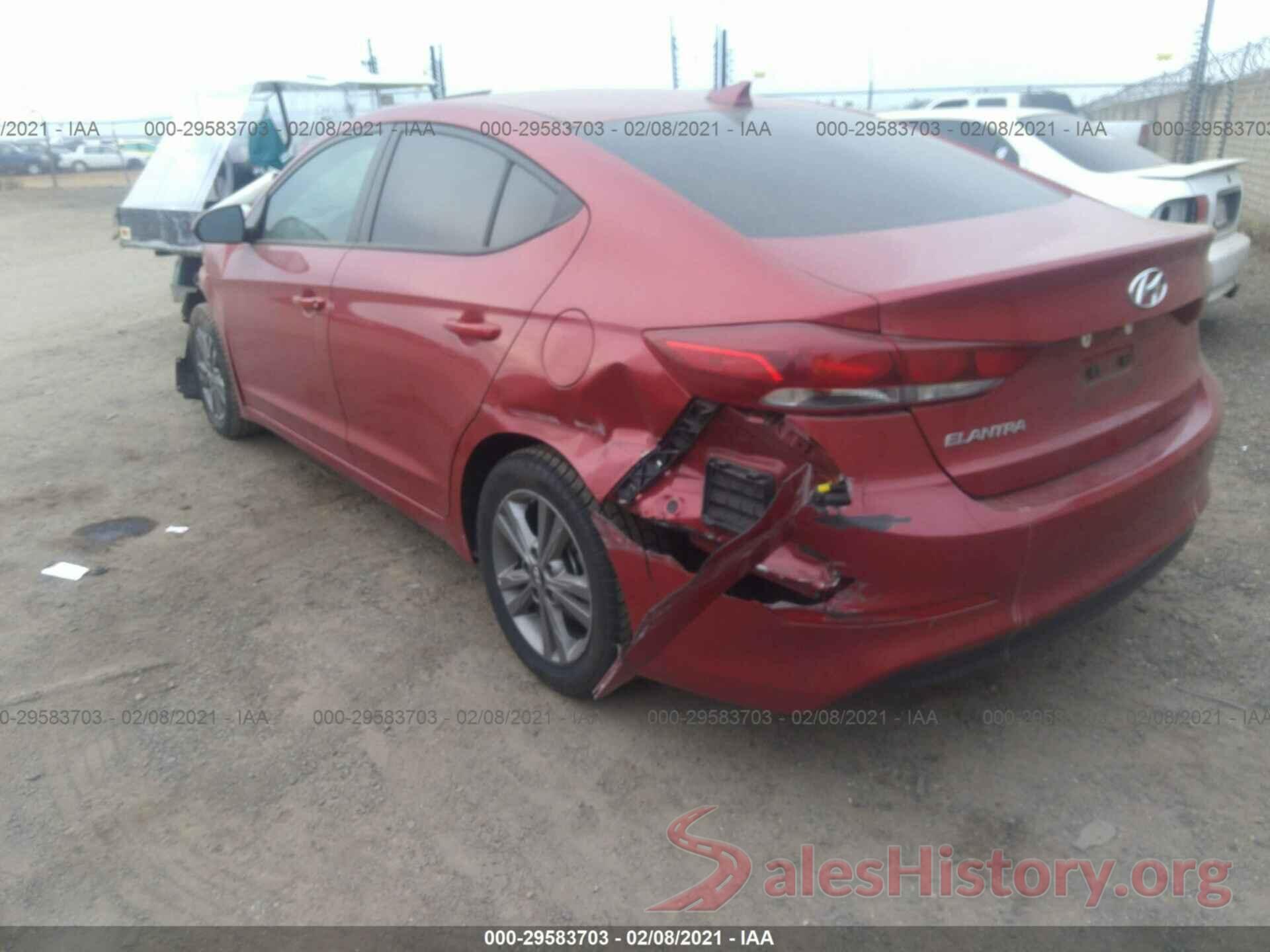 5NPD84LF9JH257910 2018 HYUNDAI ELANTRA