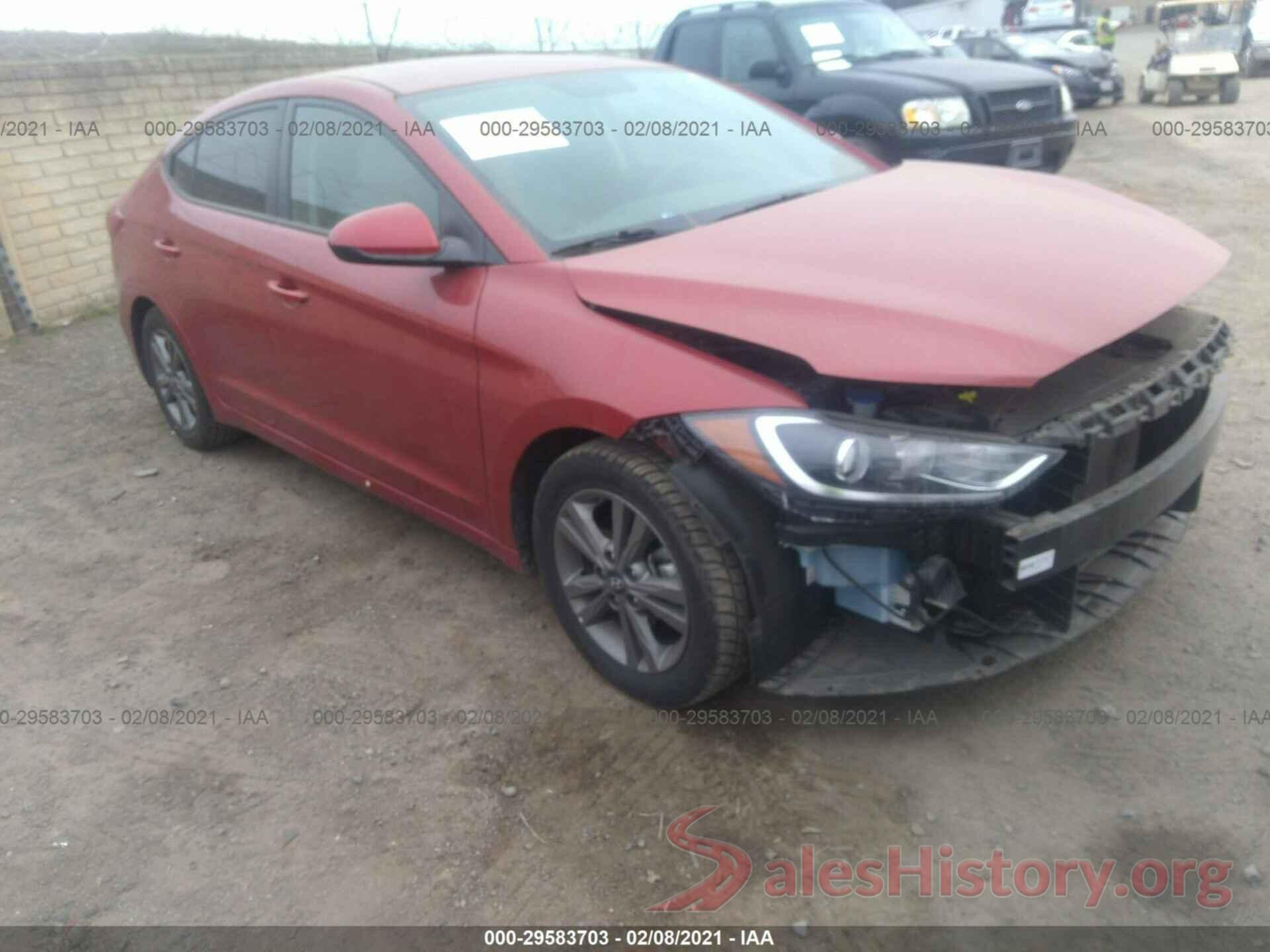 5NPD84LF9JH257910 2018 HYUNDAI ELANTRA