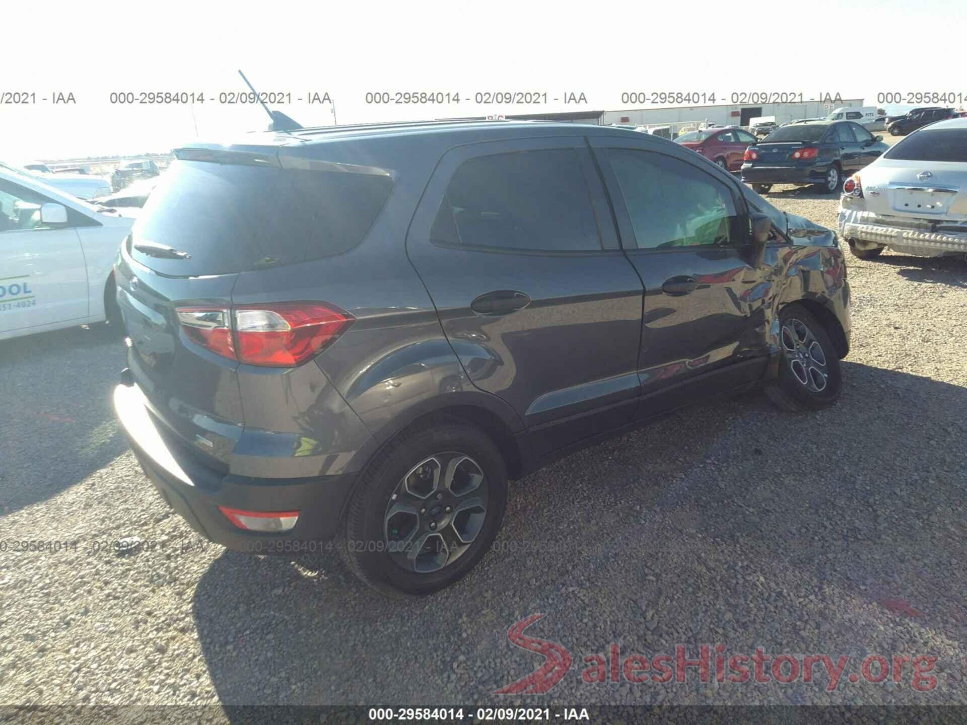 MAJ3S2FE6LC394893 2020 FORD ECOSPORT