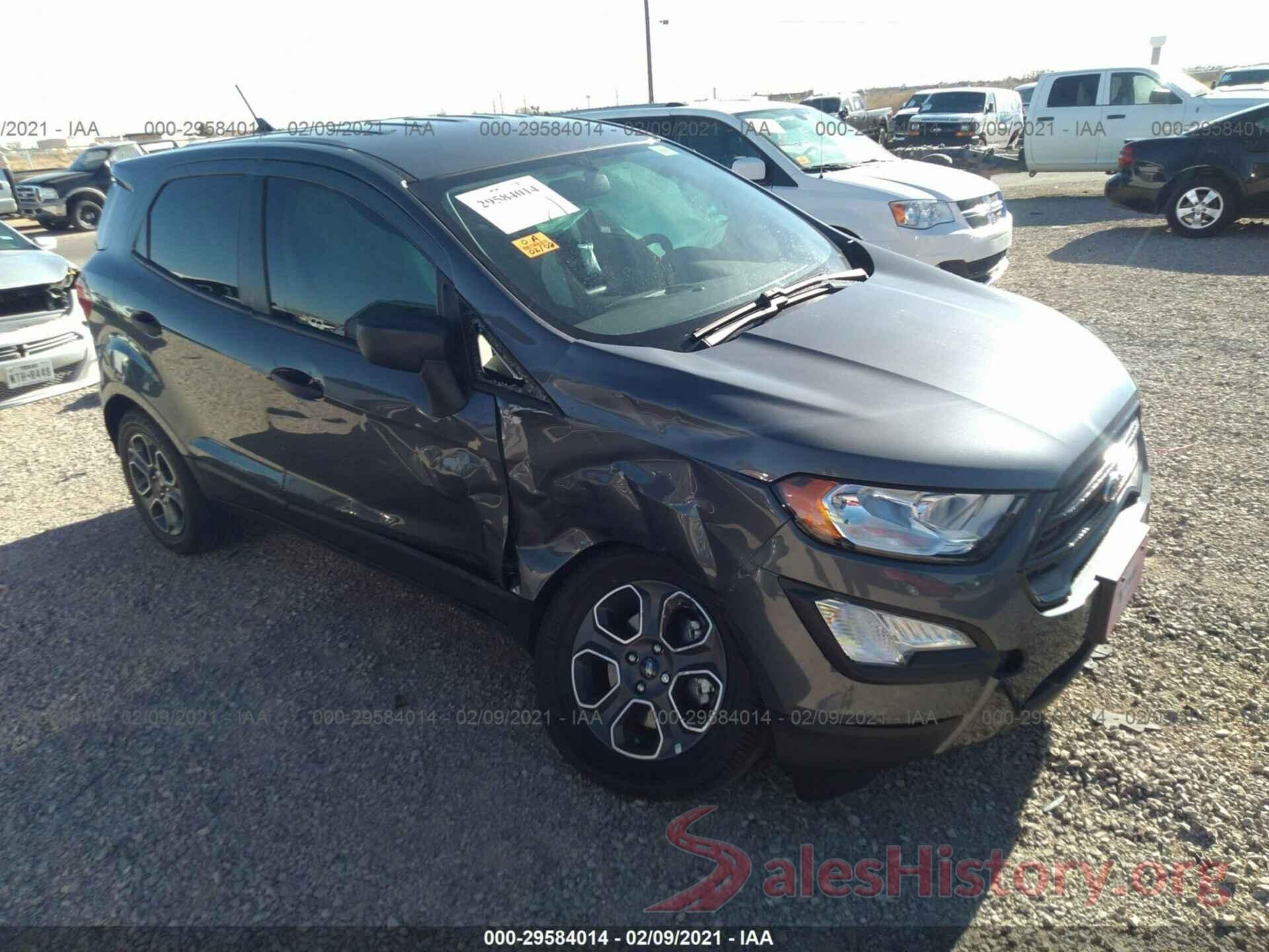 MAJ3S2FE6LC394893 2020 FORD ECOSPORT