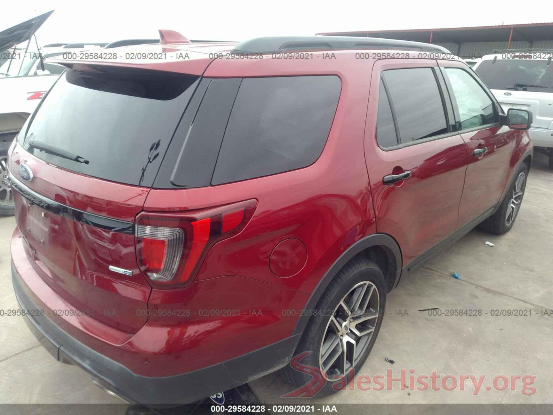 1FM5K8GT0HGA88416 2017 FORD EXPLORER