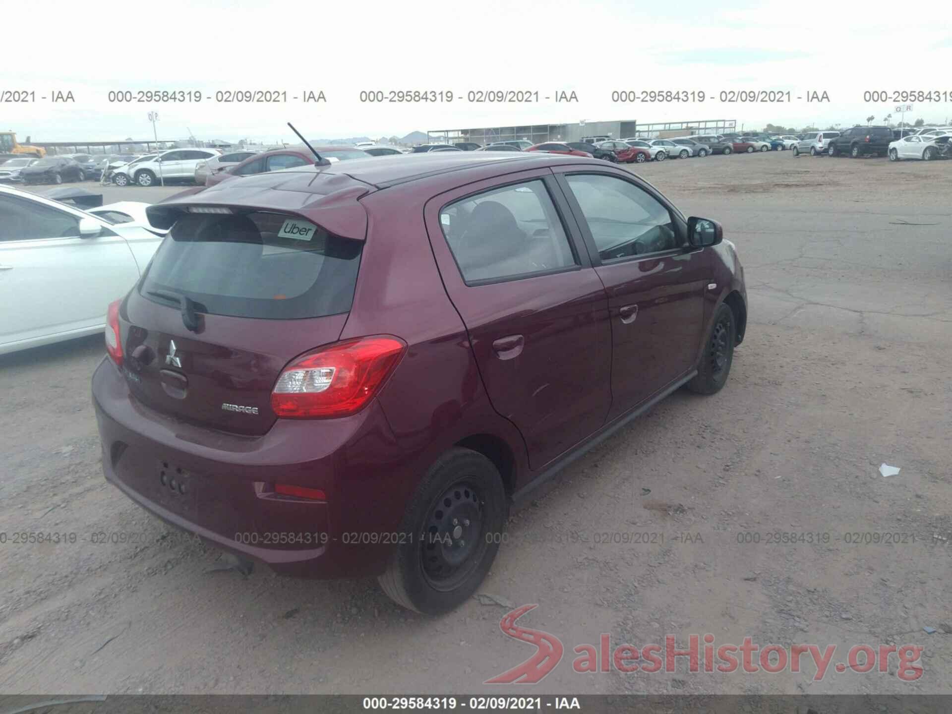 ML32A3HJ6JH010753 2018 MITSUBISHI MIRAGE