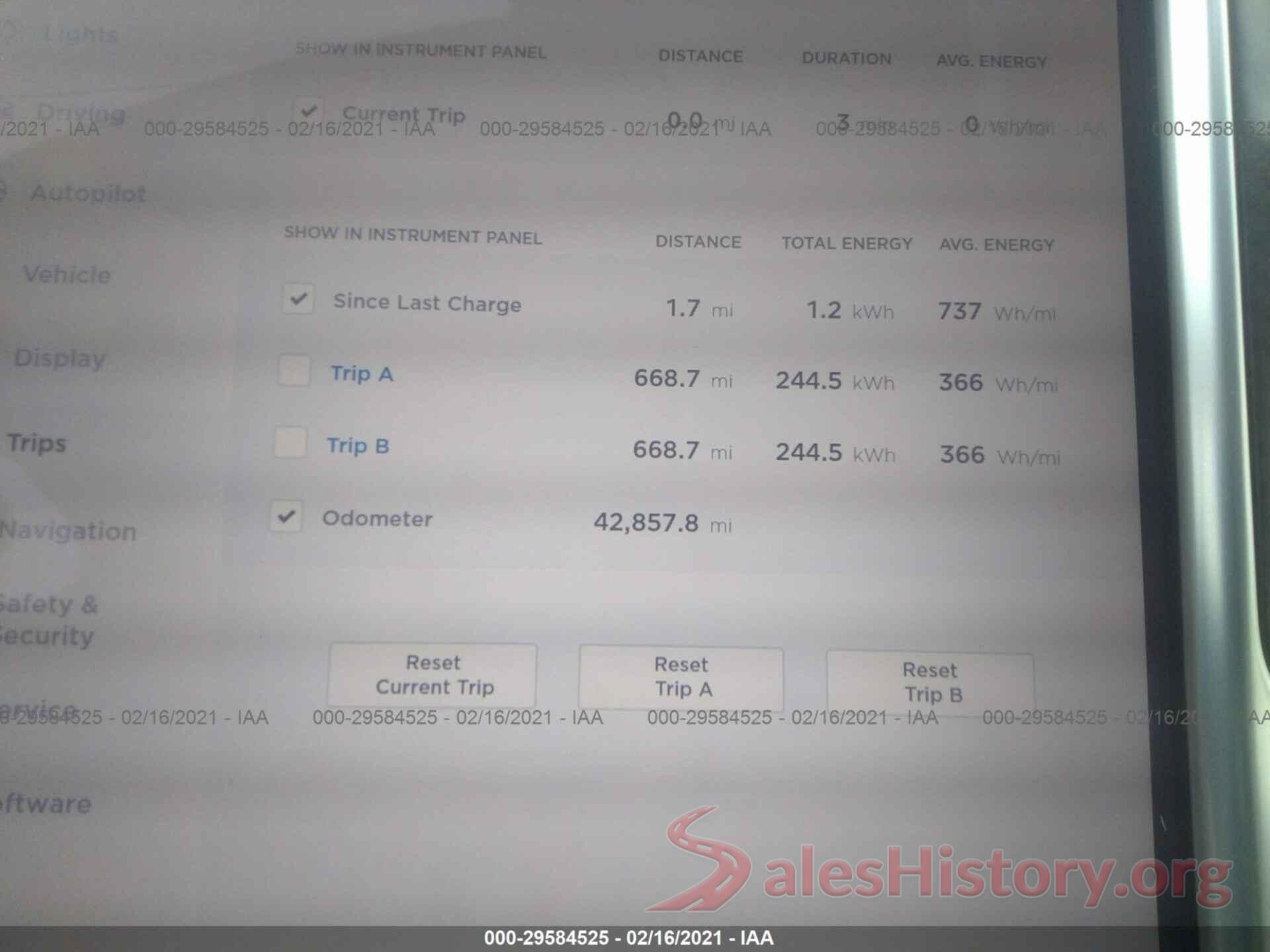 5YJSA1E28HF190391 2017 TESLA MODEL S