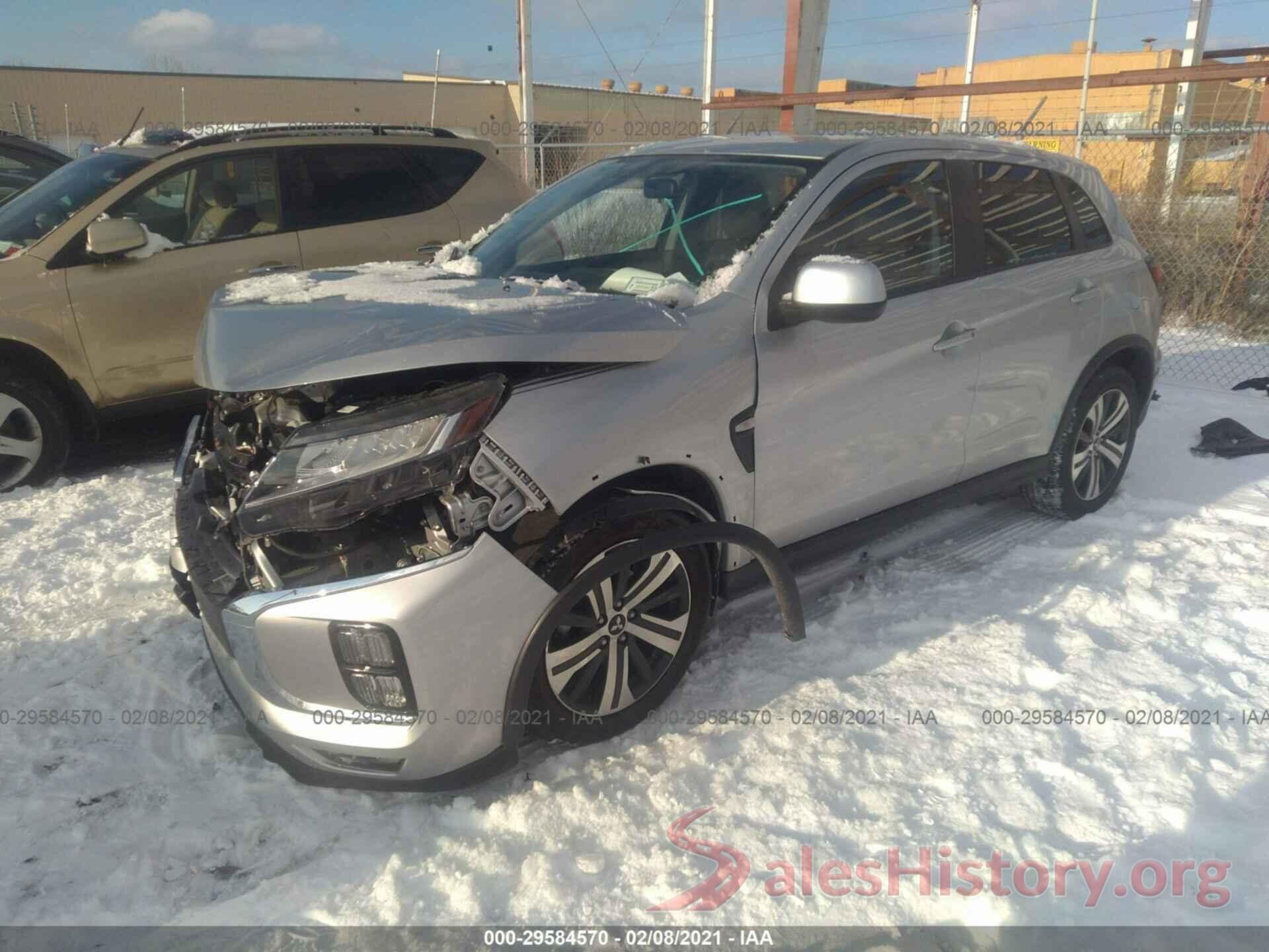 JA4AR3AU8LU000333 2020 MITSUBISHI OUTLANDER SPORT