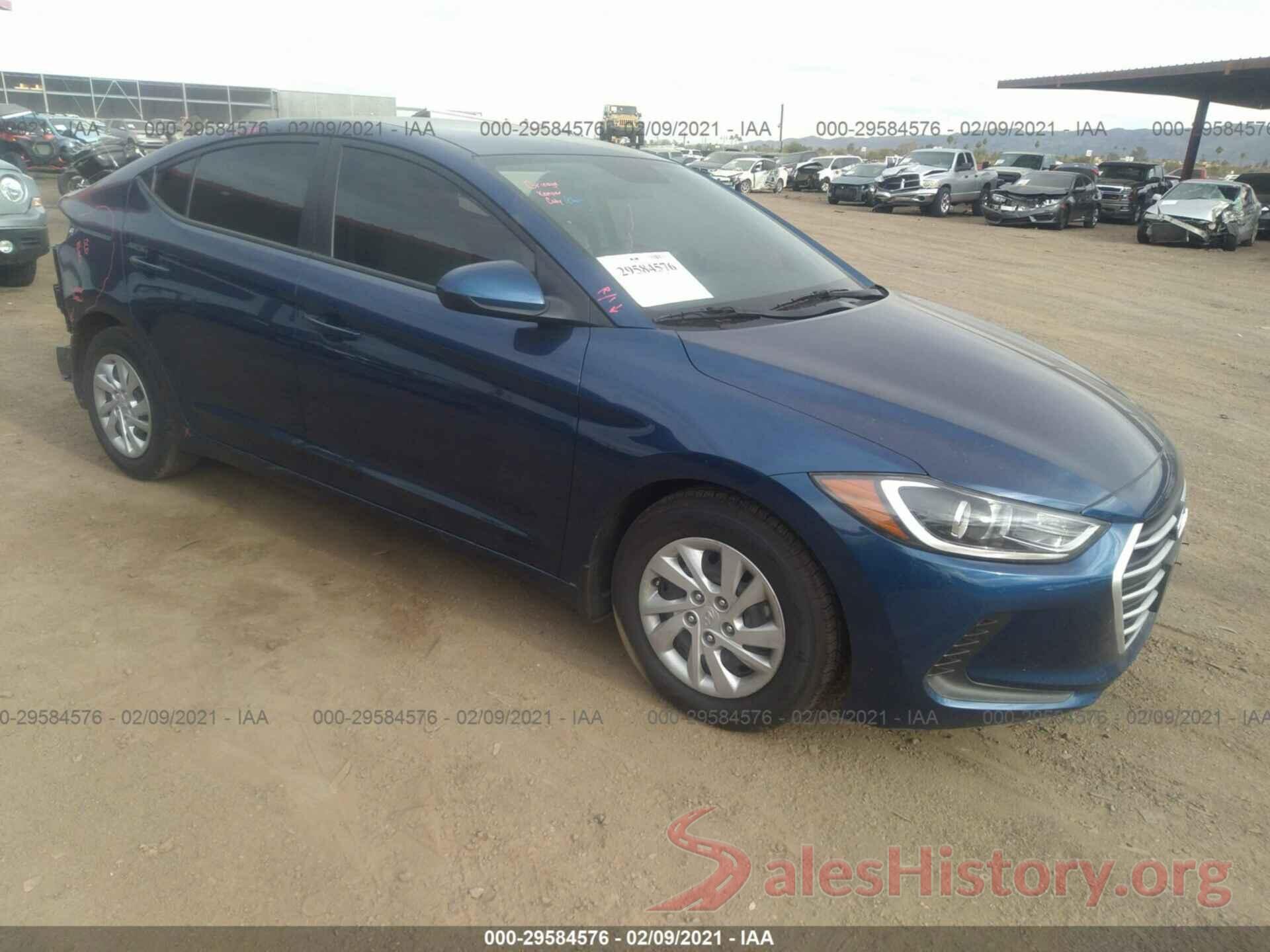 5NPD74LF7JH353036 2018 HYUNDAI ELANTRA