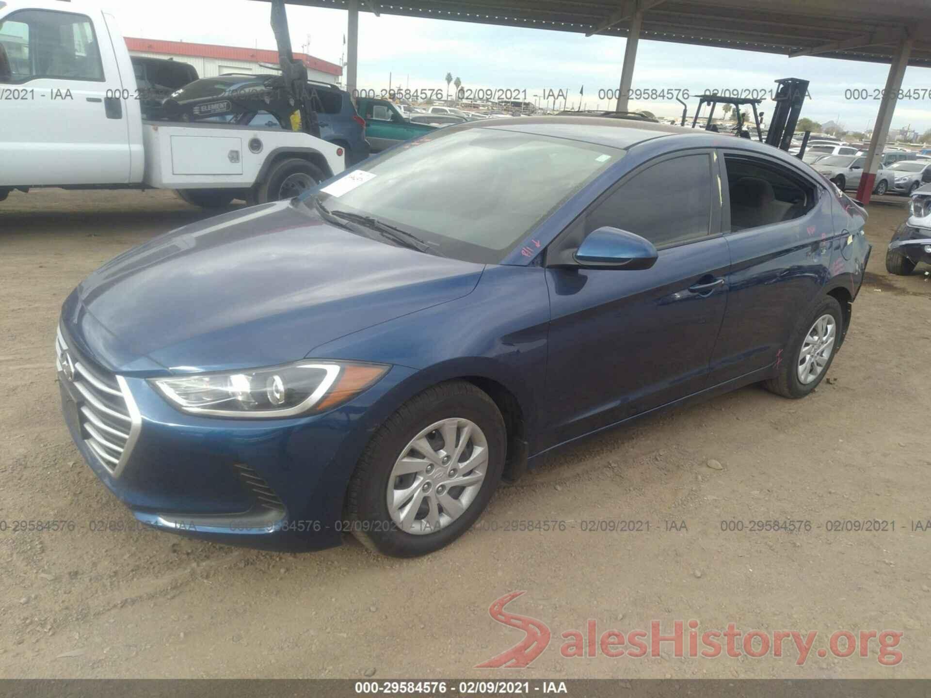 5NPD74LF7JH353036 2018 HYUNDAI ELANTRA