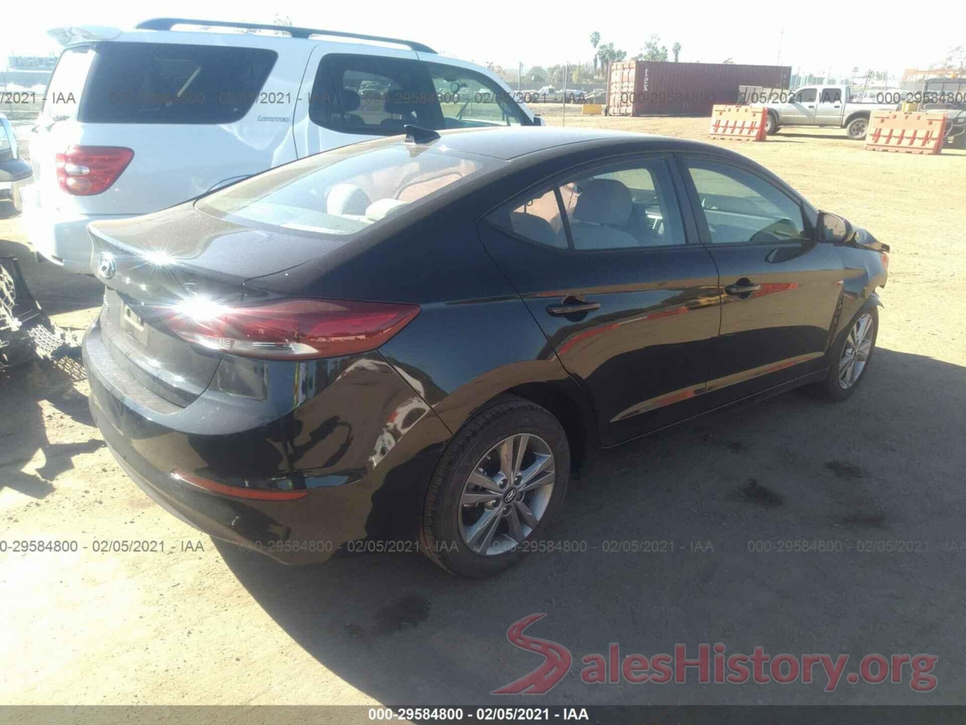 KMHD84LFXJU502957 2018 HYUNDAI ELANTRA