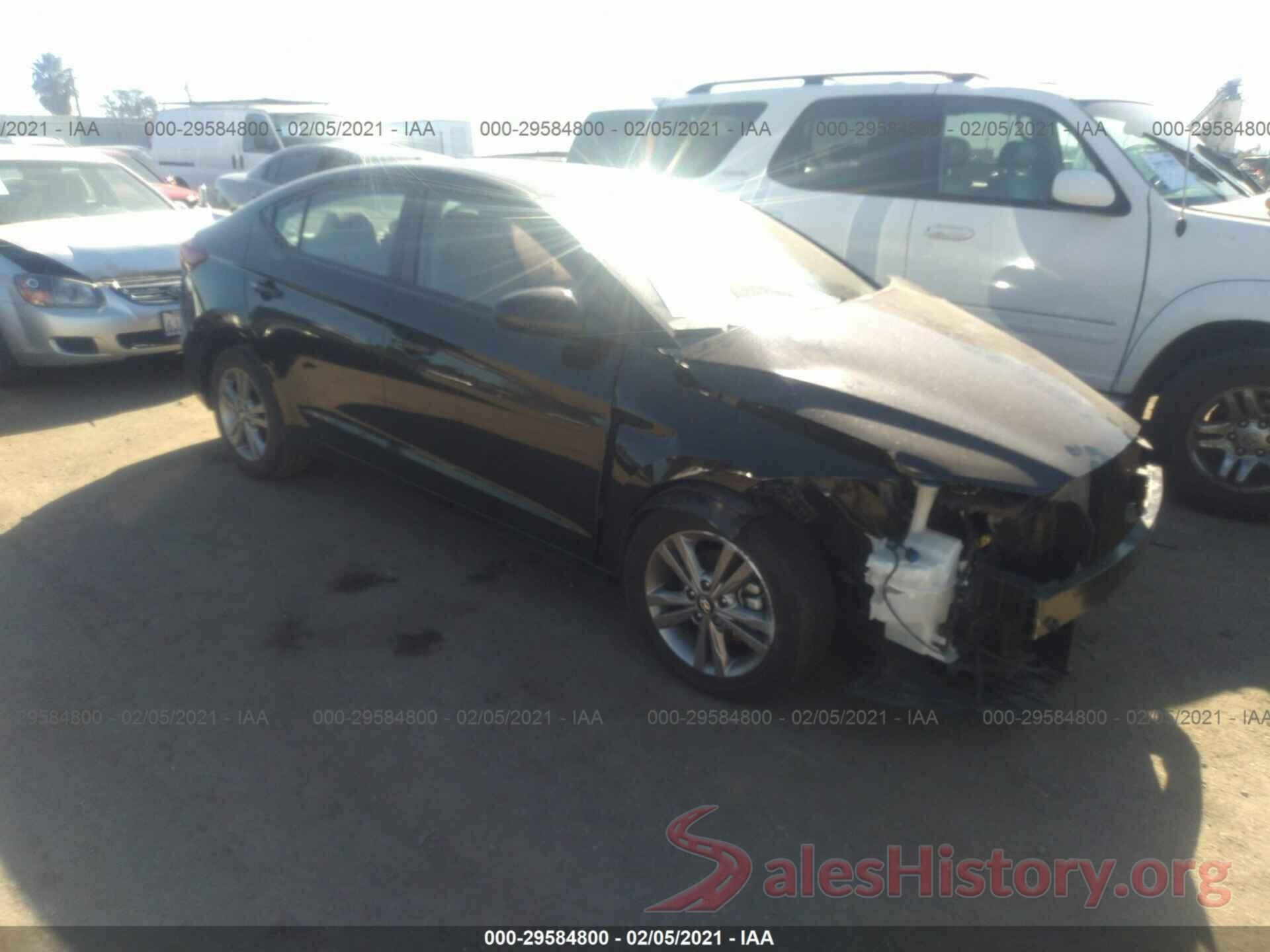 KMHD84LFXJU502957 2018 HYUNDAI ELANTRA