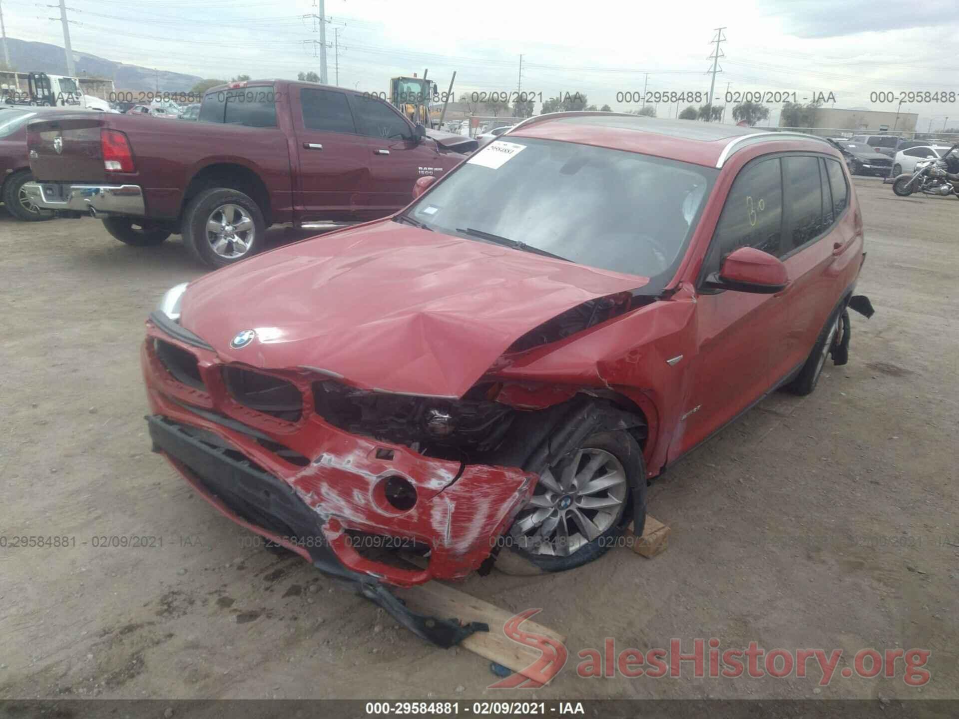 5UXWZ7C3XH0X40504 2017 BMW X3