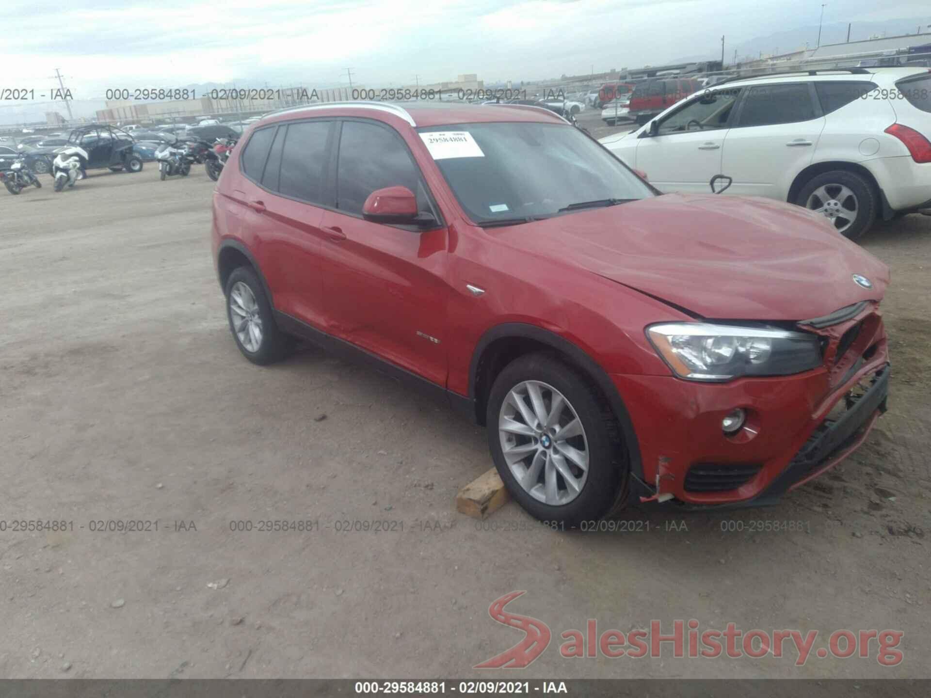 5UXWZ7C3XH0X40504 2017 BMW X3