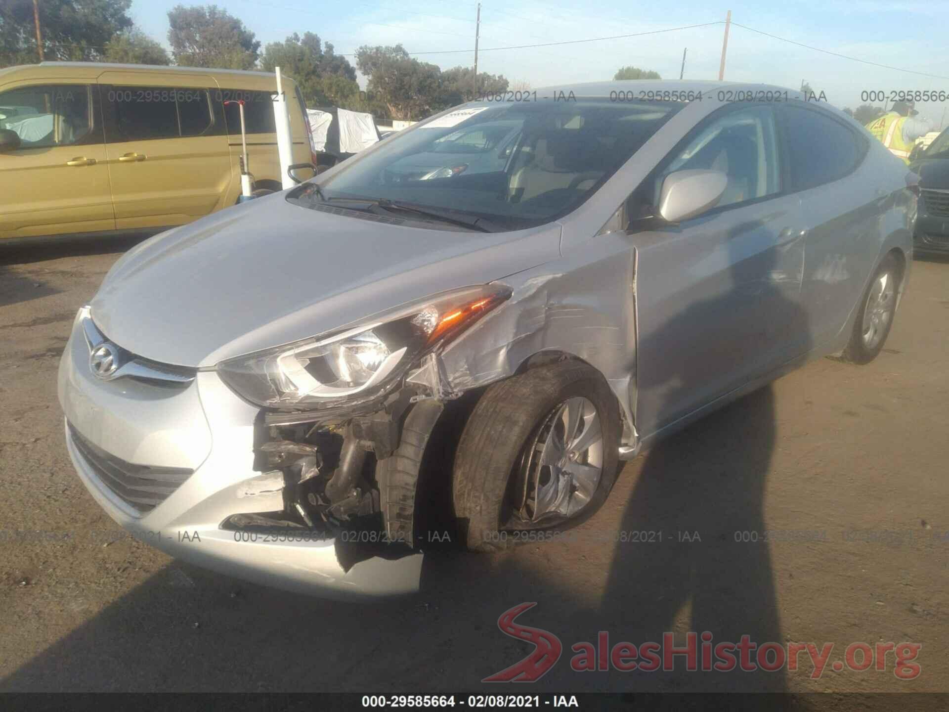 KMHDH4AE5GU583790 2016 HYUNDAI ELANTRA