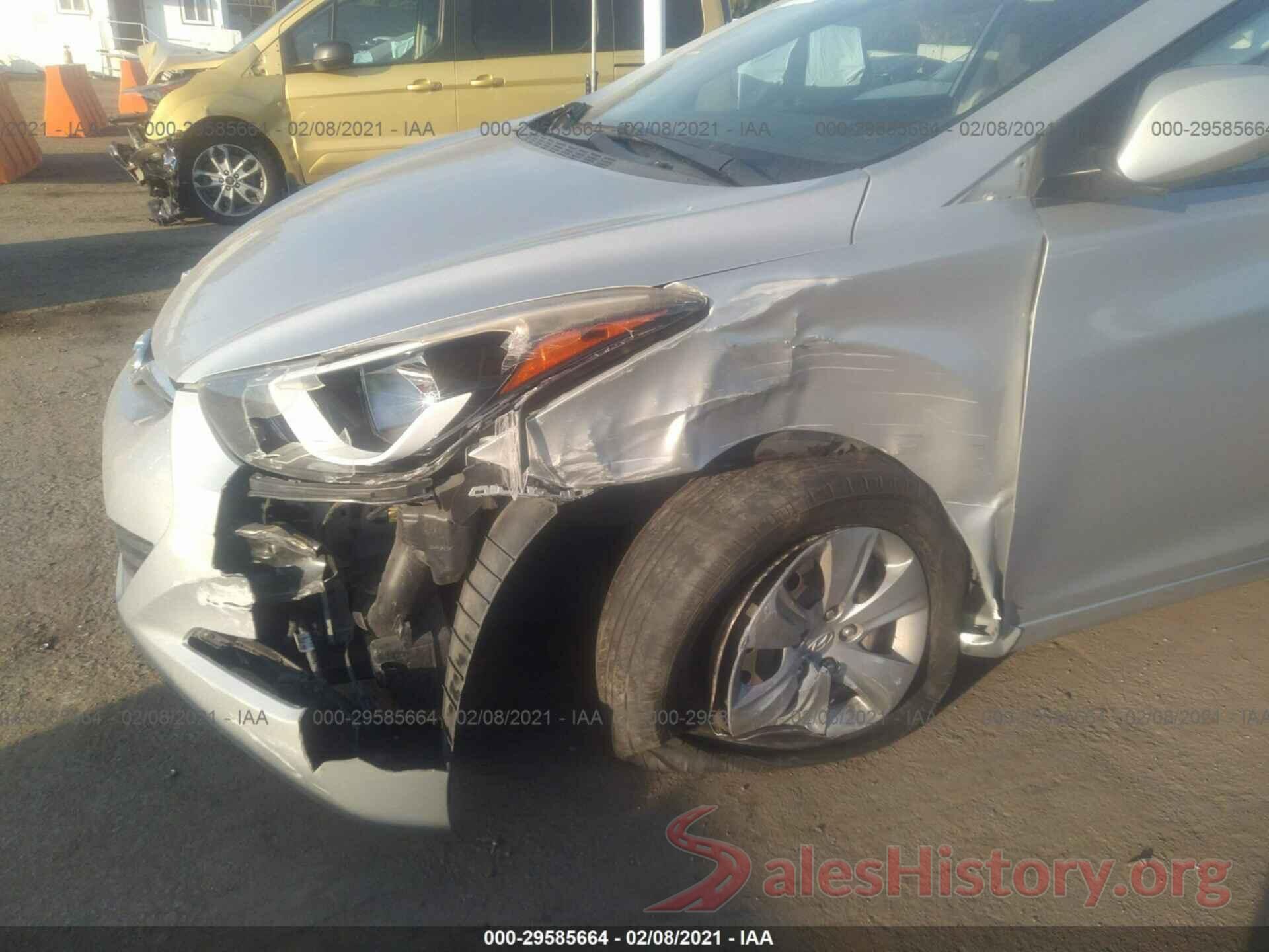 KMHDH4AE5GU583790 2016 HYUNDAI ELANTRA