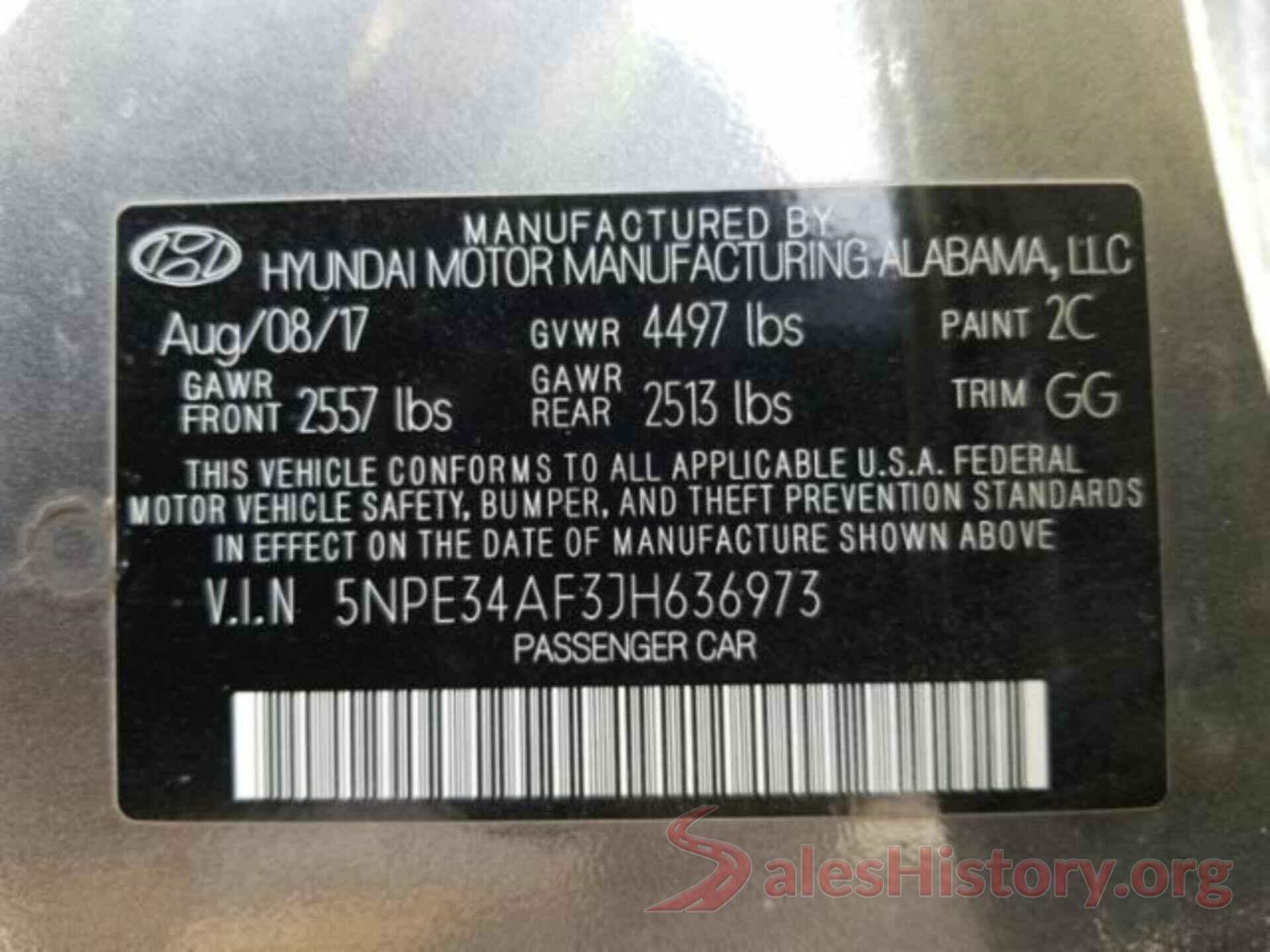 5NPE34AF3JH636973 2018 HYUNDAI SONATA