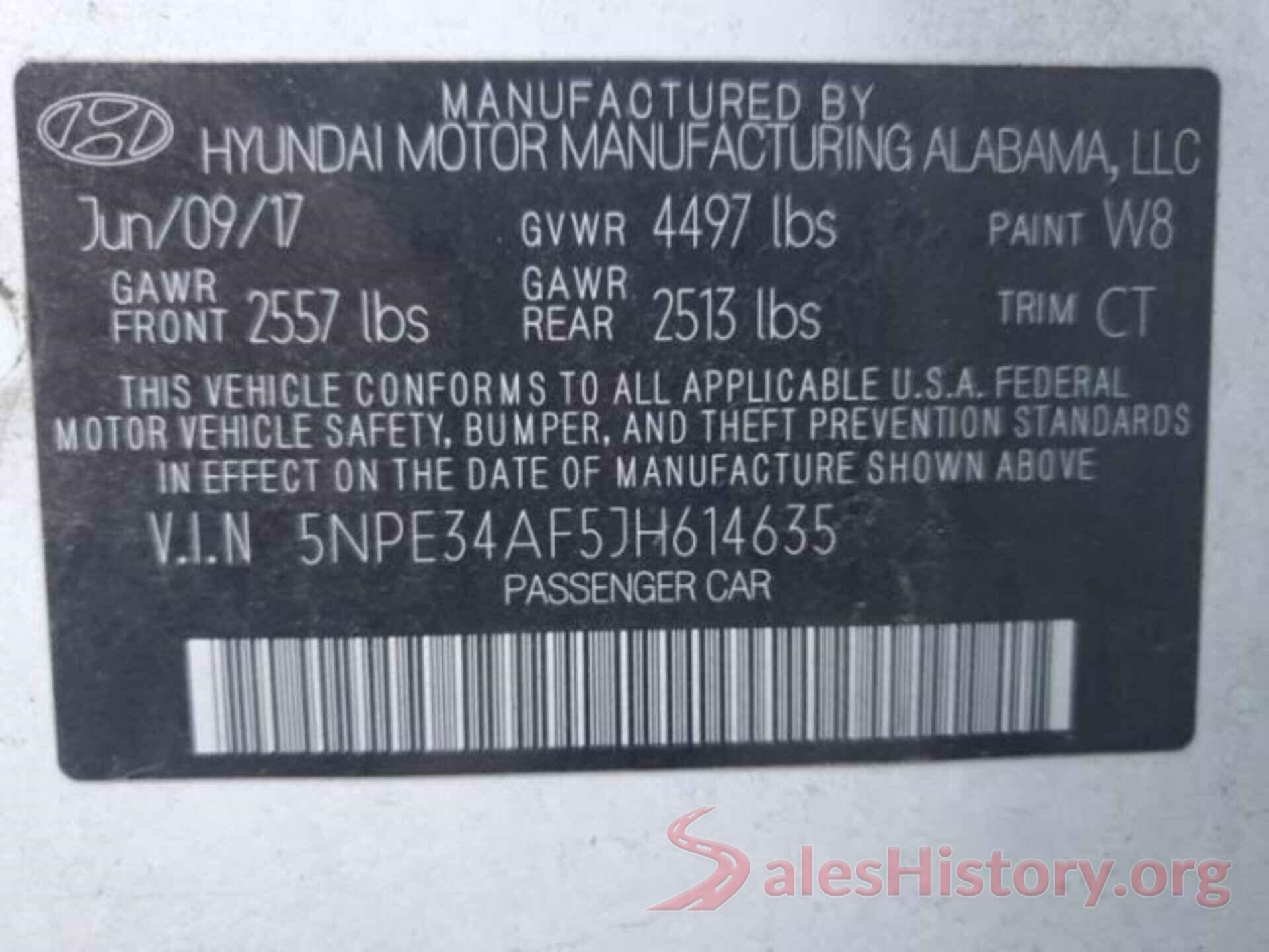 5NPE34AF5JH614635 2018 HYUNDAI SONATA