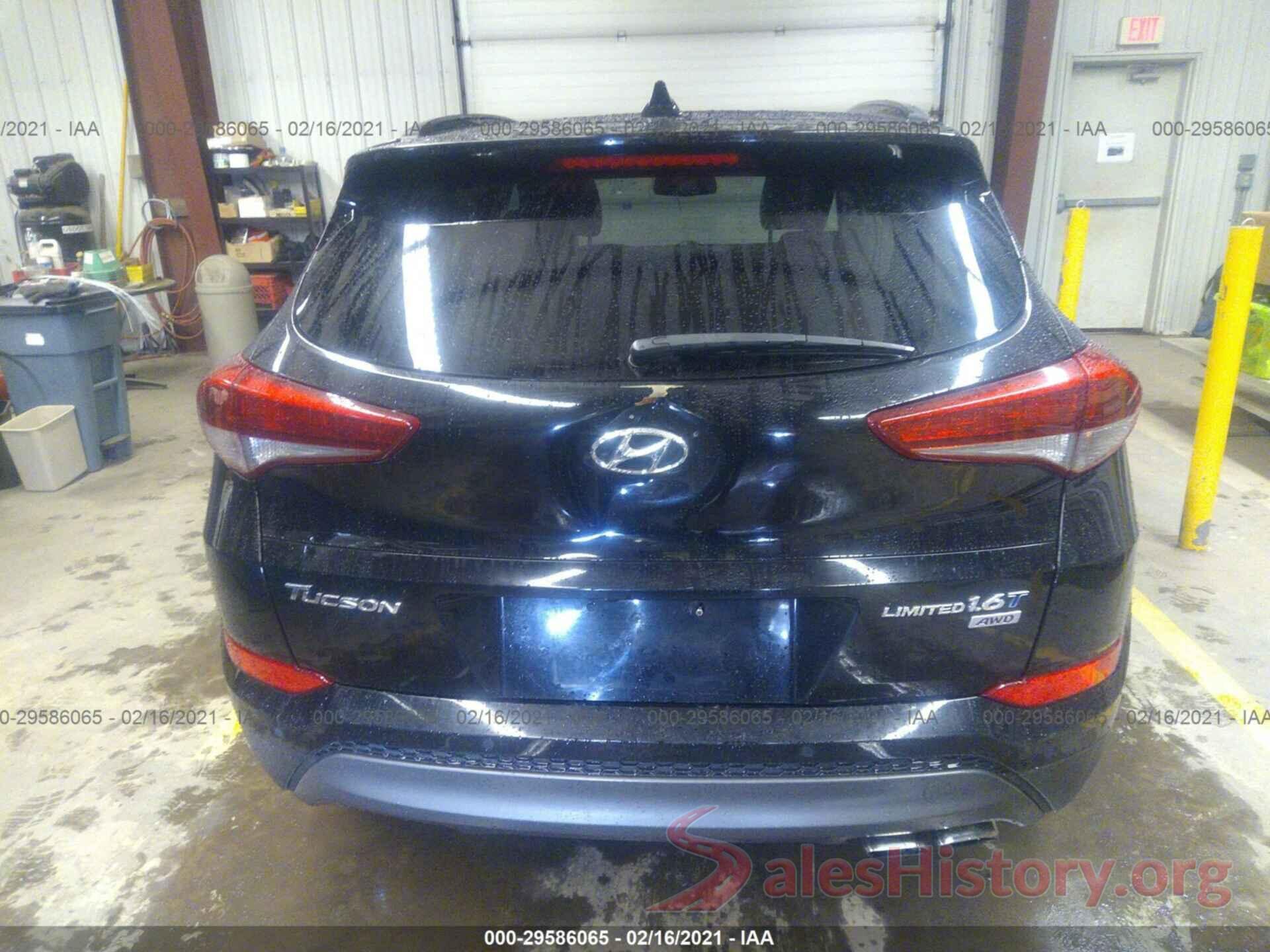 KM8J3CA25GU042529 2016 HYUNDAI TUCSON