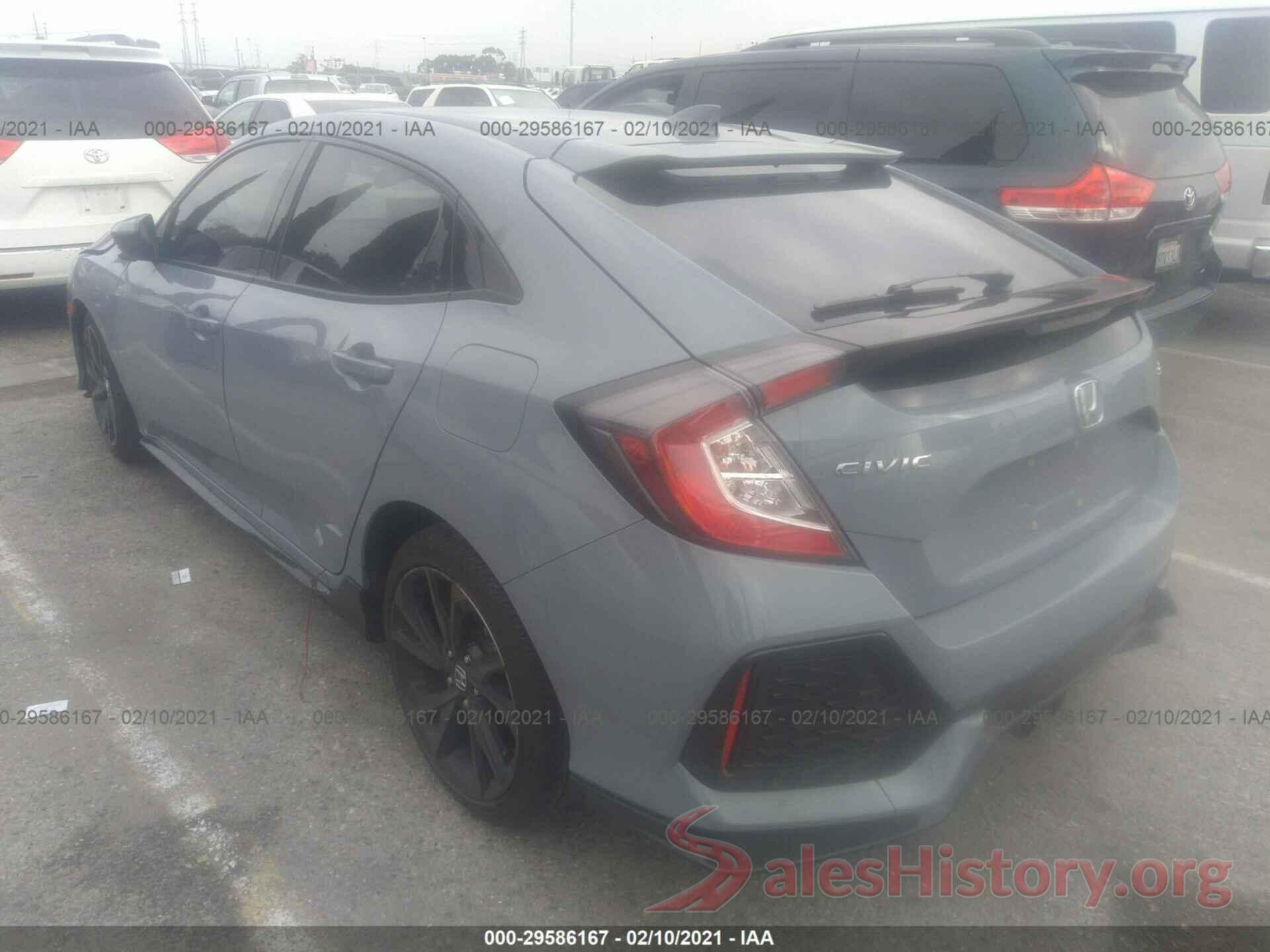 SHHFK7H42KU415358 2019 HONDA CIVIC HATCHBACK