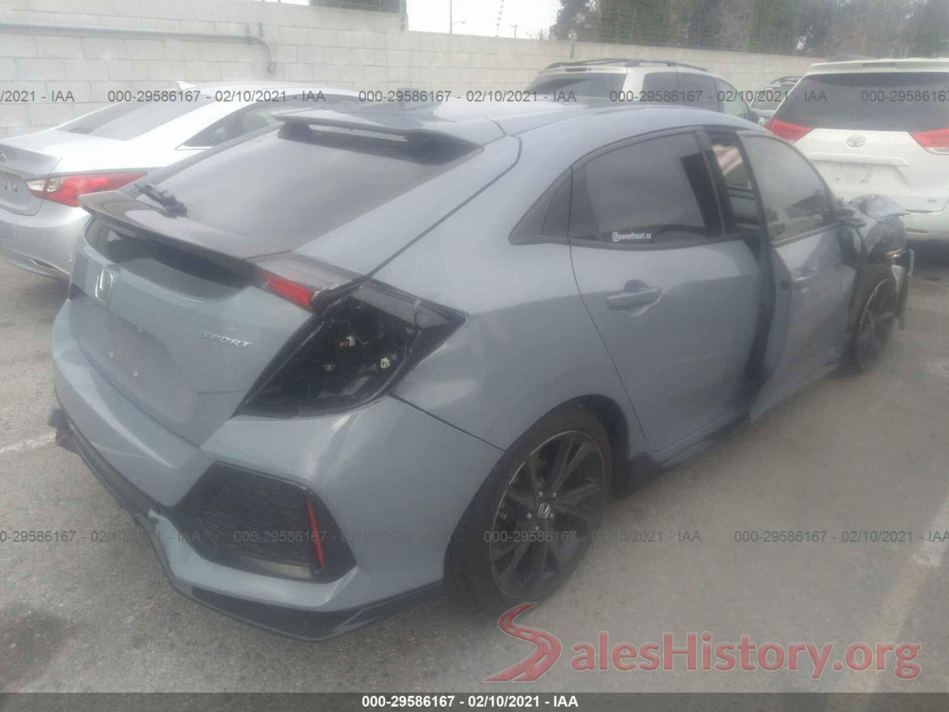 SHHFK7H42KU415358 2019 HONDA CIVIC HATCHBACK