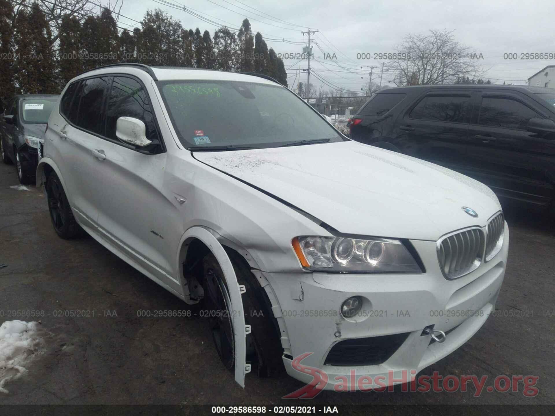 5UXWX7C55DL982598 2013 BMW X3