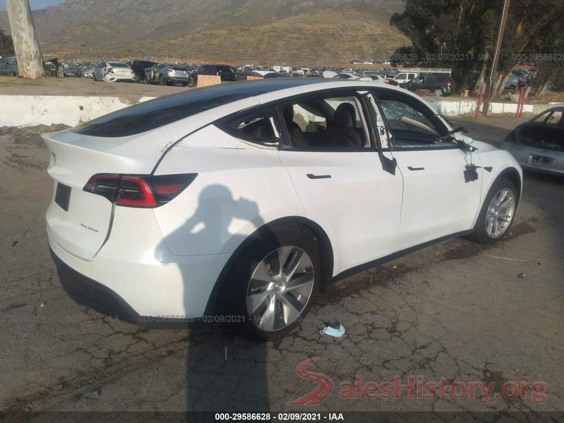 5YJYGDEEXMF071515 2021 TESLA MODEL Y