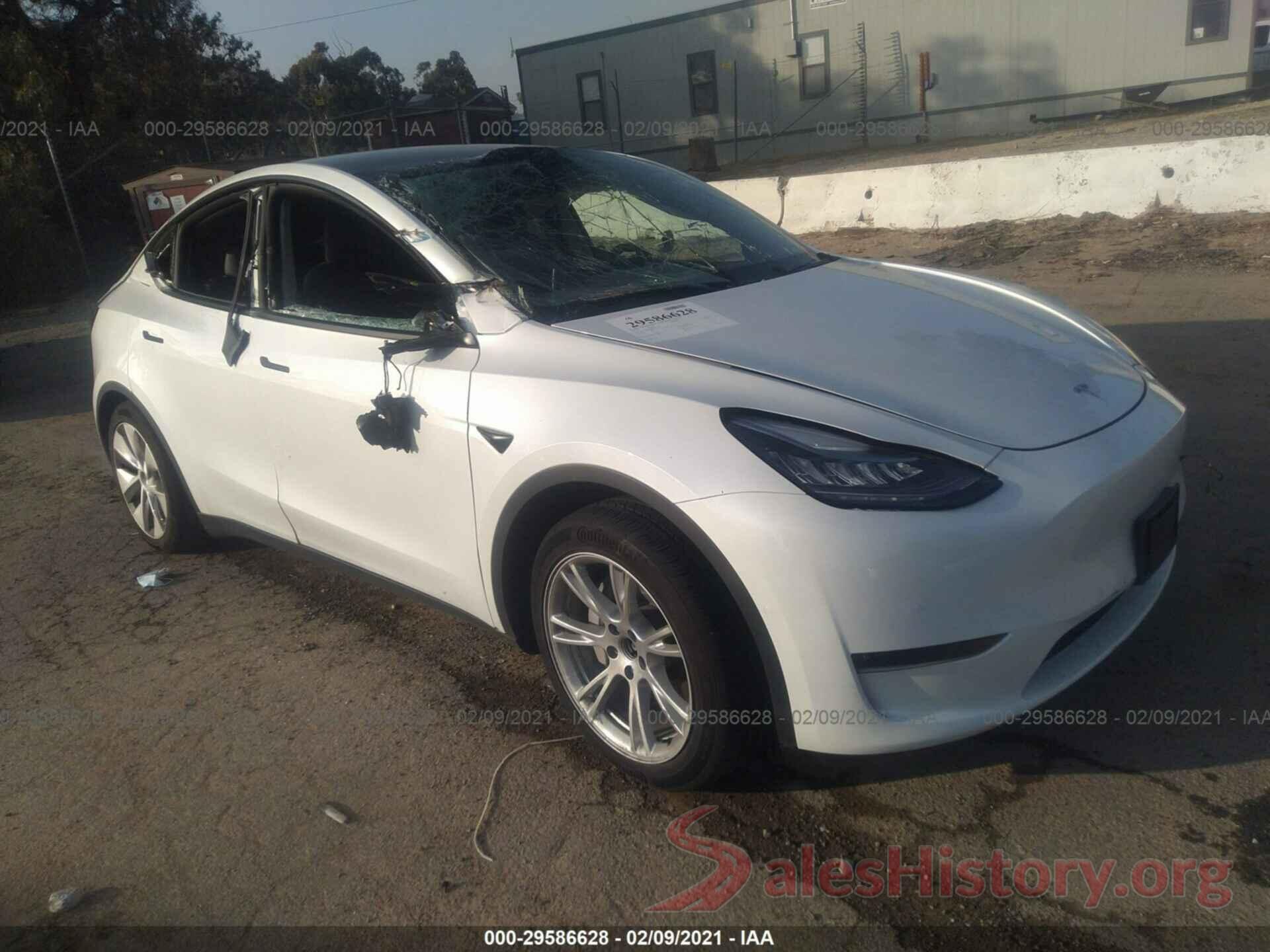 5YJYGDEEXMF071515 2021 TESLA MODEL Y