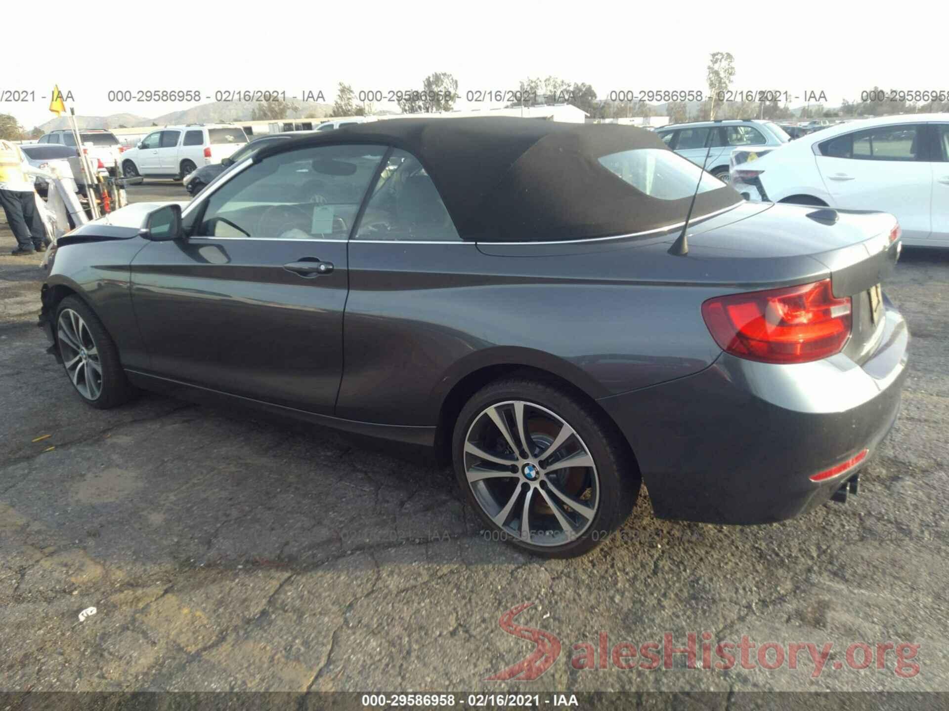 WBA1K9C5XGV322830 2016 BMW 2 SERIES