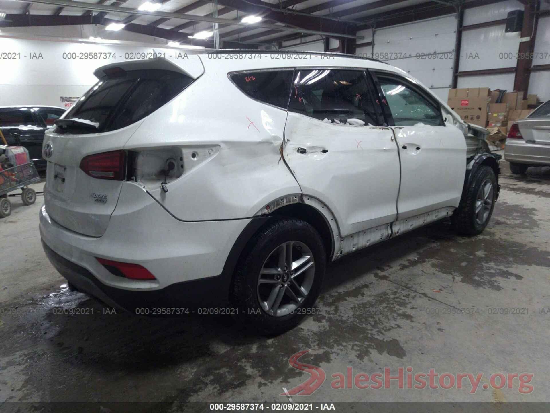 5NMZUDLB3HH027799 2017 HYUNDAI SANTA FE SPORT