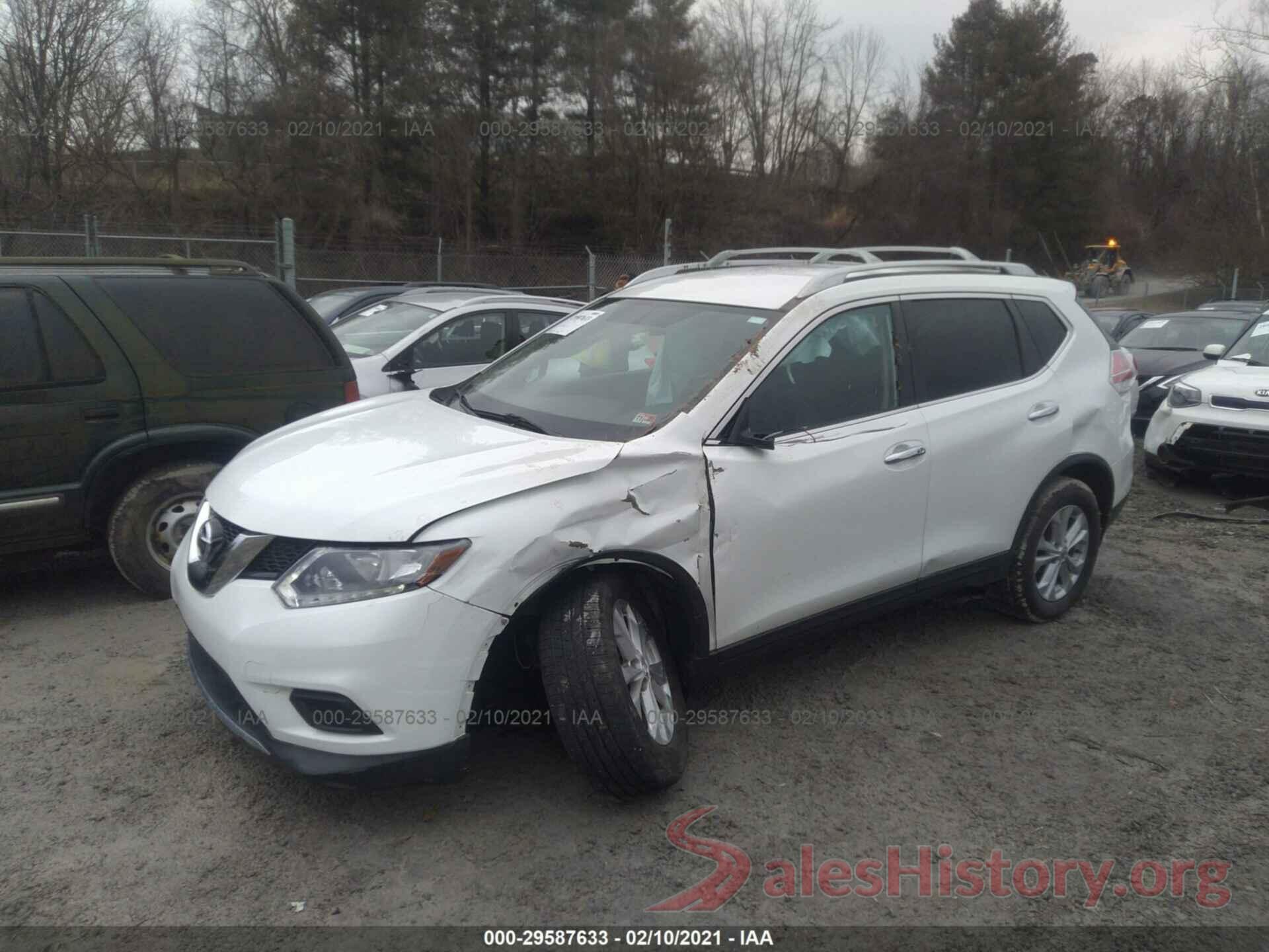 KNMAT2MV4GP665465 2016 NISSAN ROGUE