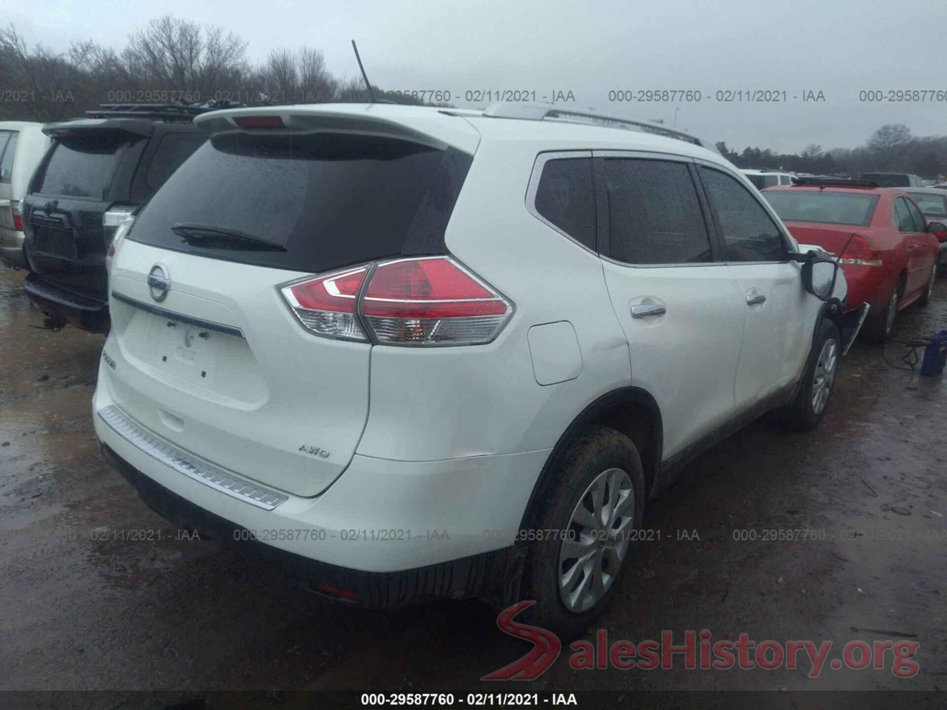 KNMAT2MV8GP721665 2016 NISSAN ROGUE