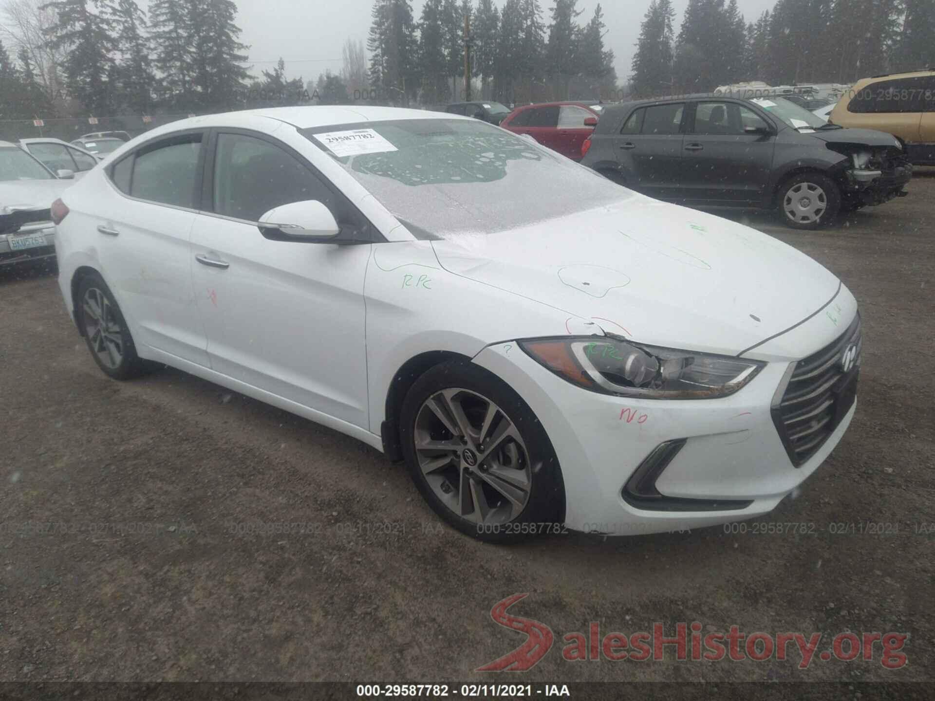 5NPD84LF8HH122637 2017 HYUNDAI ELANTRA