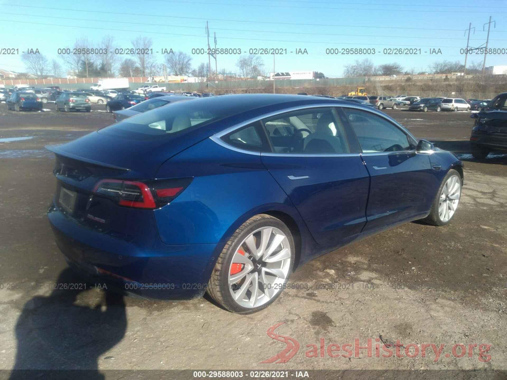 5YJ3E1EB0KF231676 2019 TESLA MODEL 3