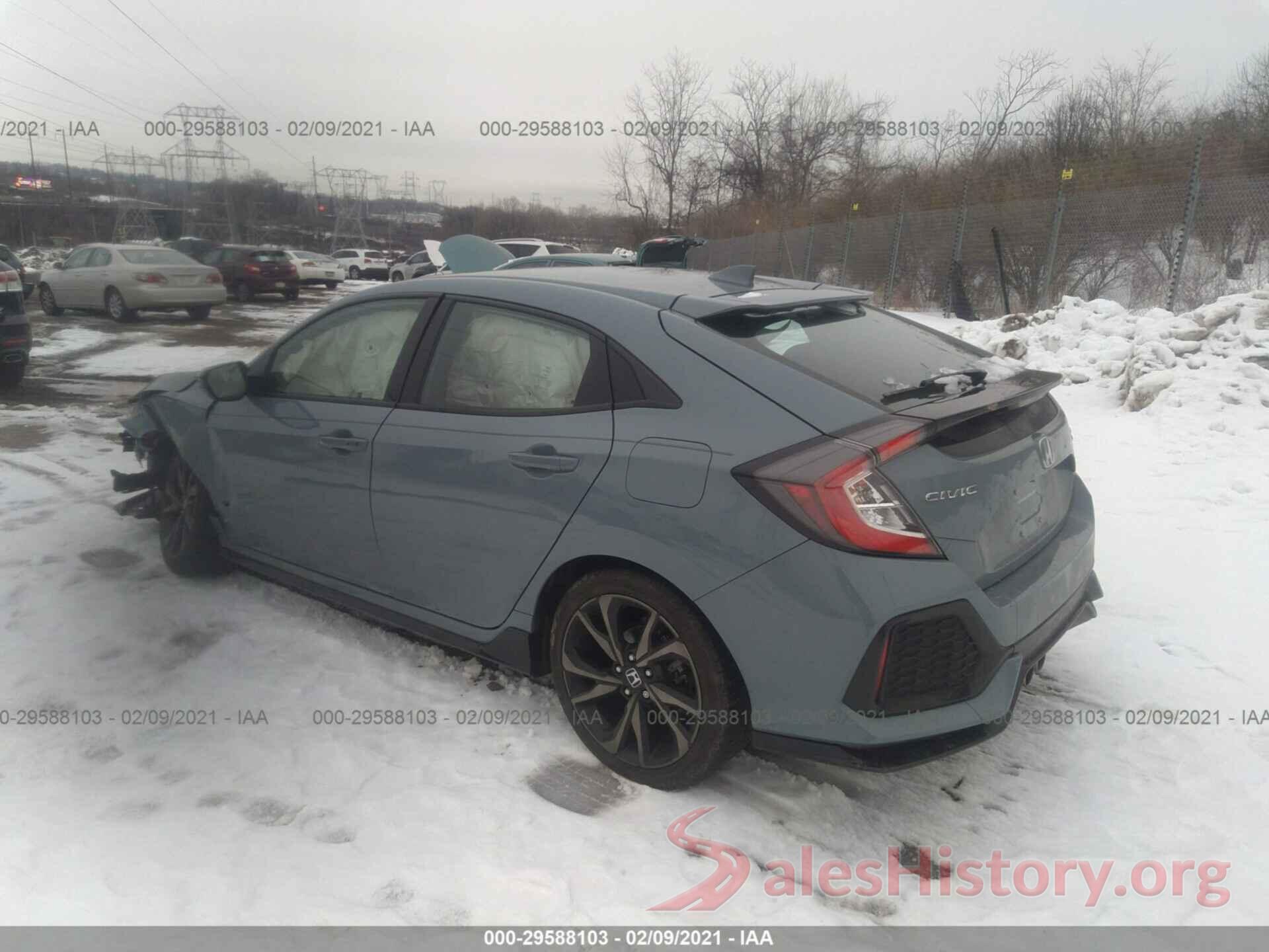 SHHFK7H99HU425065 2017 HONDA CIVIC HATCHBACK