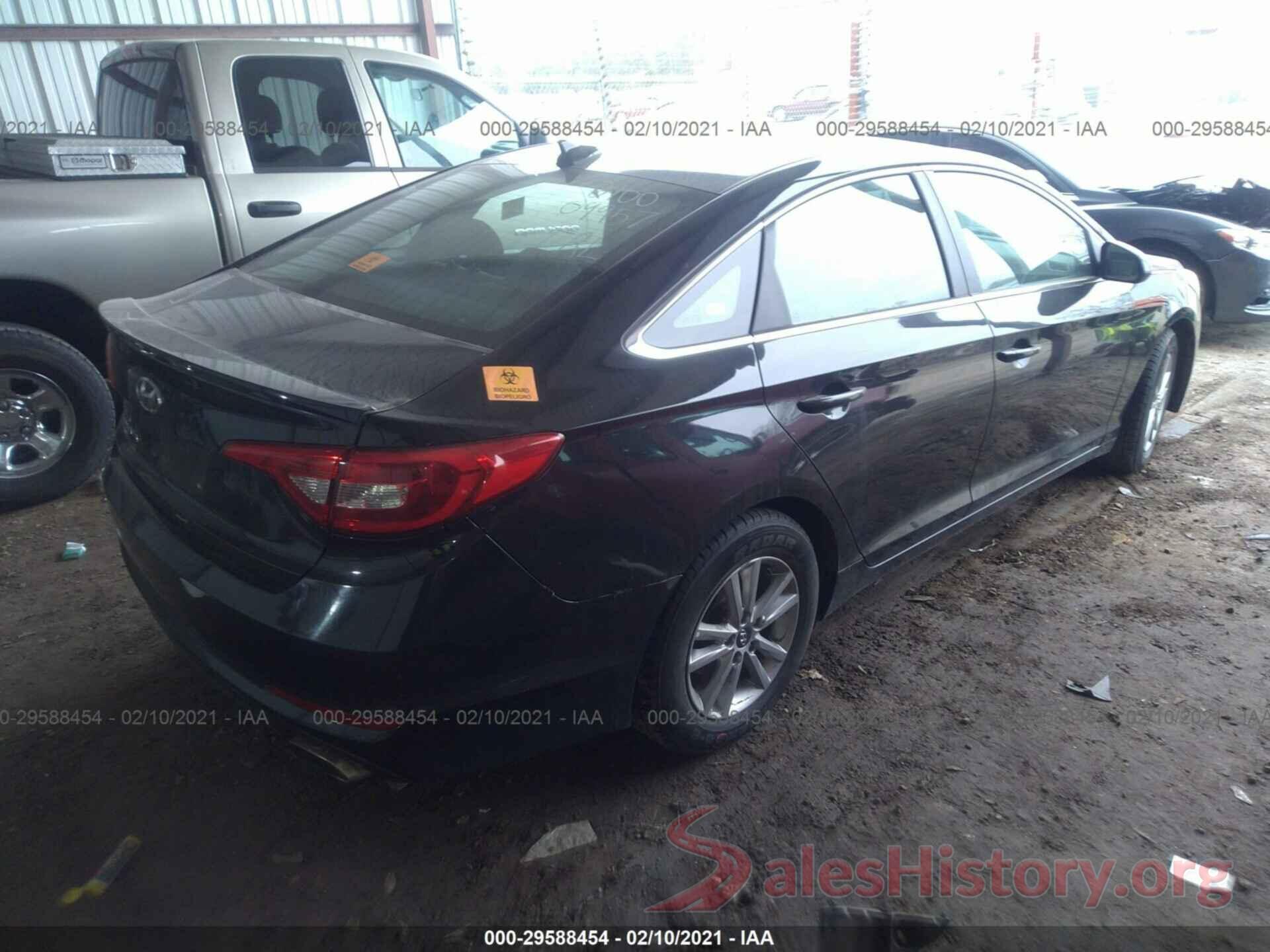 5NPE24AF9HH495341 2017 HYUNDAI SONATA