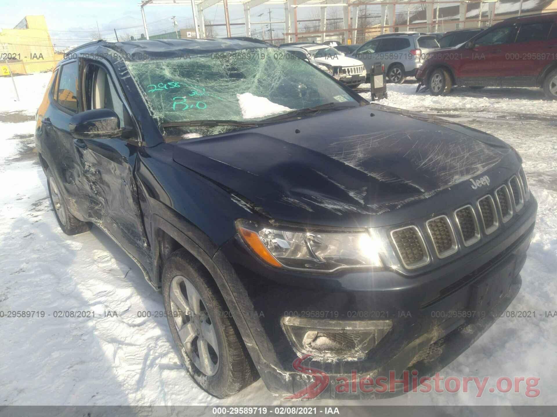 3C4NJDBB0LT116203 2020 JEEP COMPASS