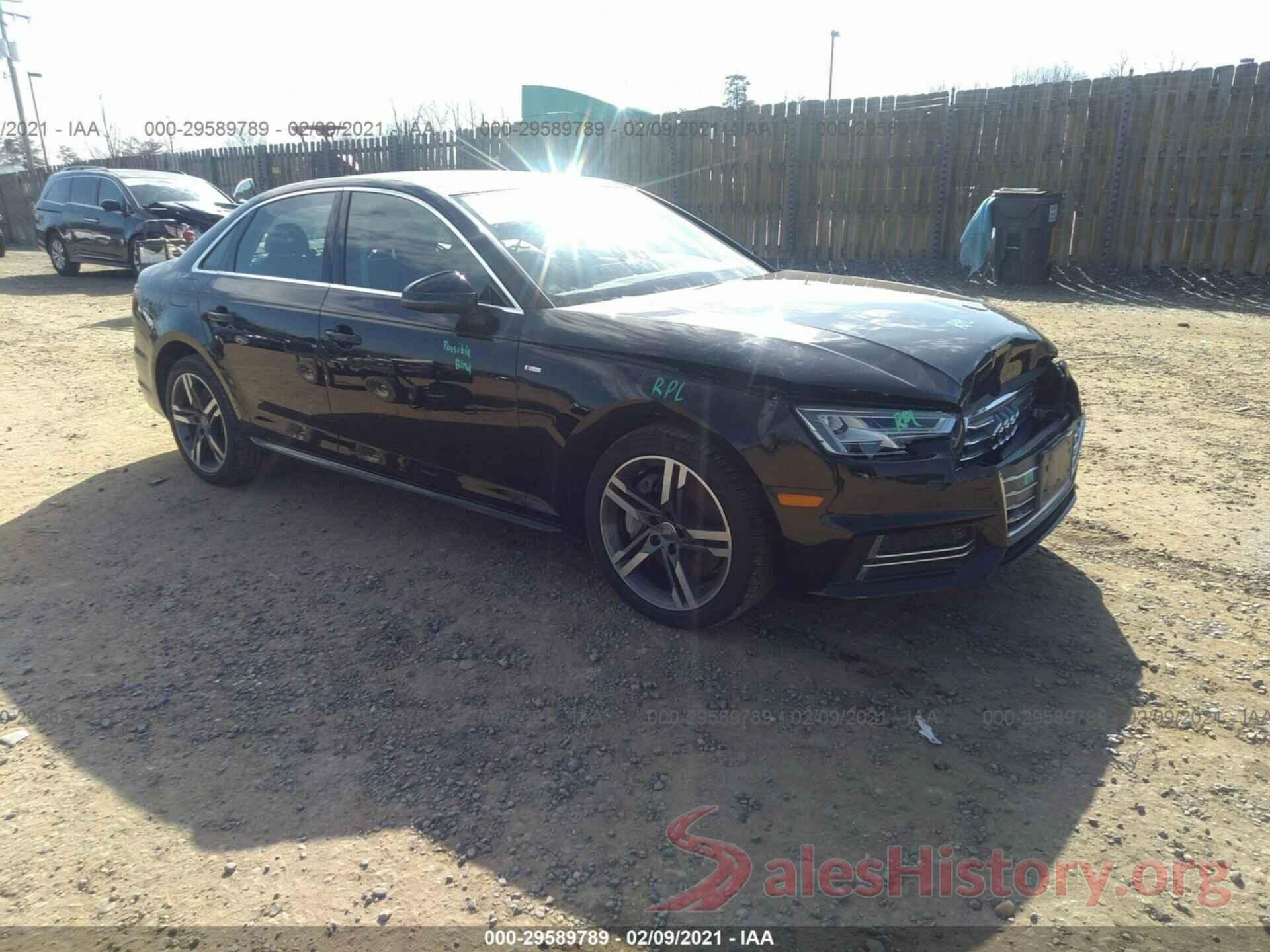 WAUENAF46HN055166 2017 AUDI A4