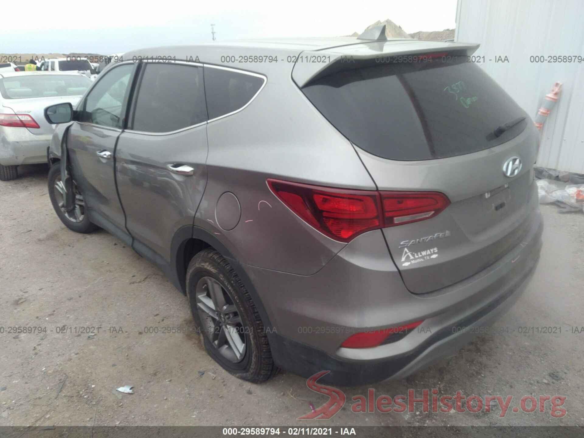 5XYZT3LB5HG412000 2017 HYUNDAI SANTA FE SPORT