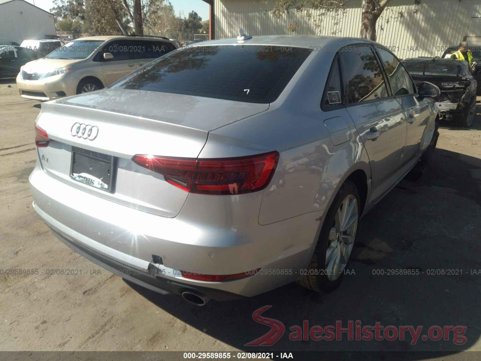 WAUGNAF42HN005342 2017 AUDI A4