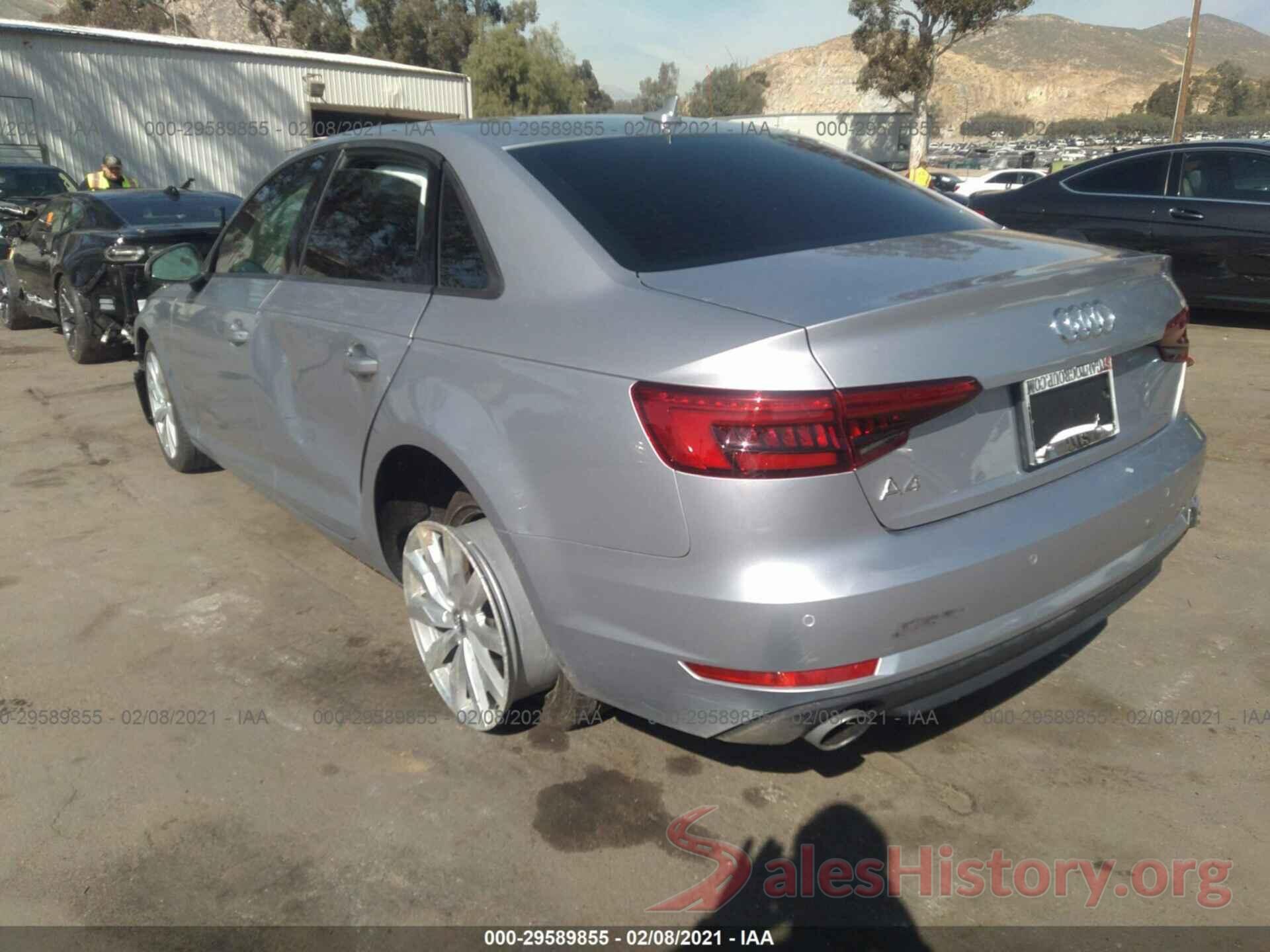 WAUGNAF42HN005342 2017 AUDI A4