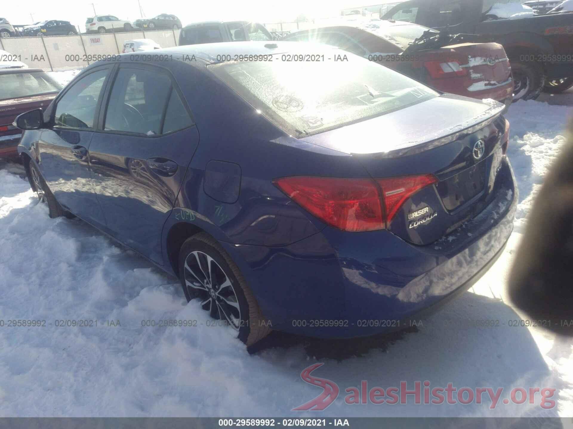 2T1BURHE2HC957667 2017 TOYOTA COROLLA